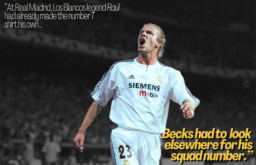 David Beckham: Becks - 7 = 23 (or 32).
