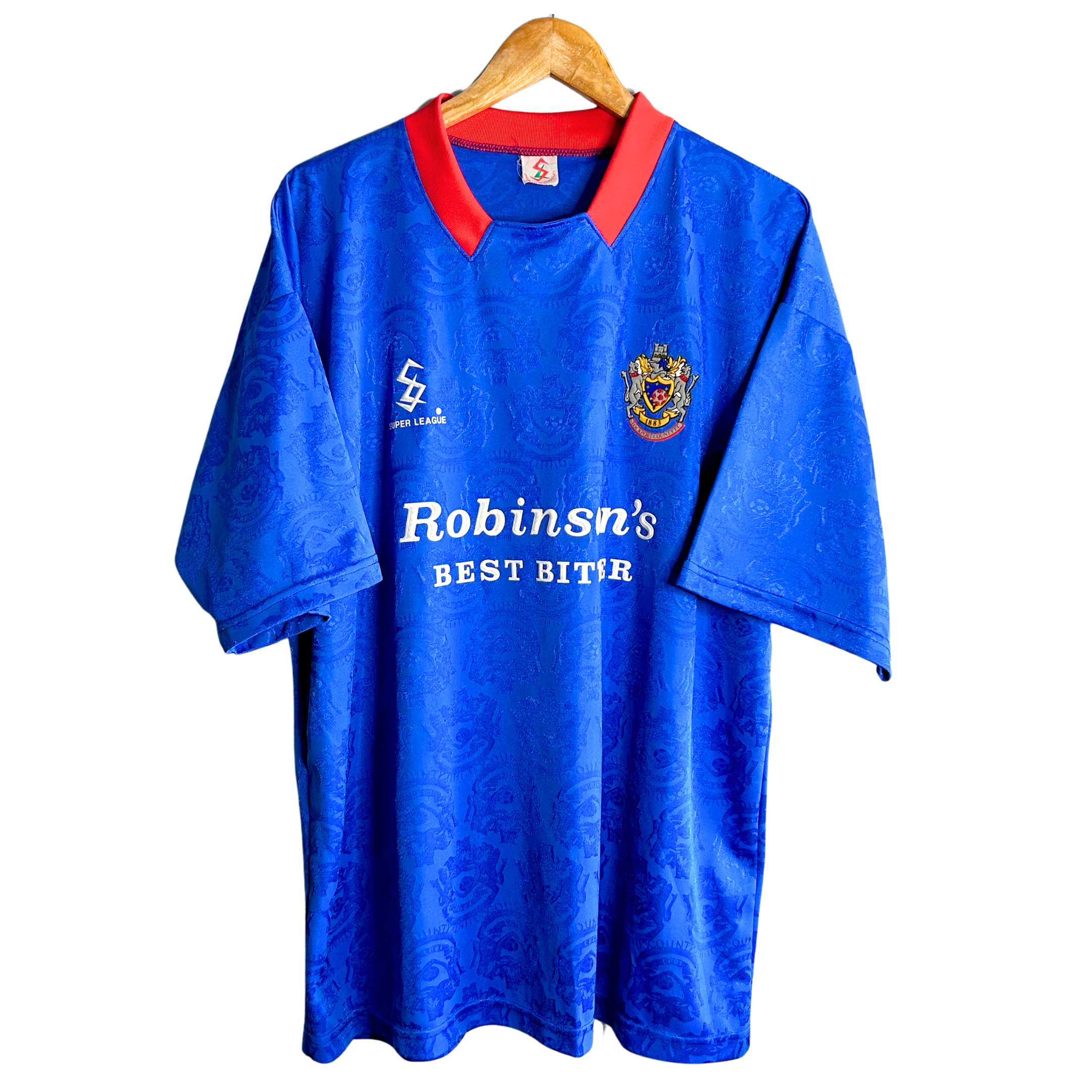 1994-95 Stockport County Home Shirt - L