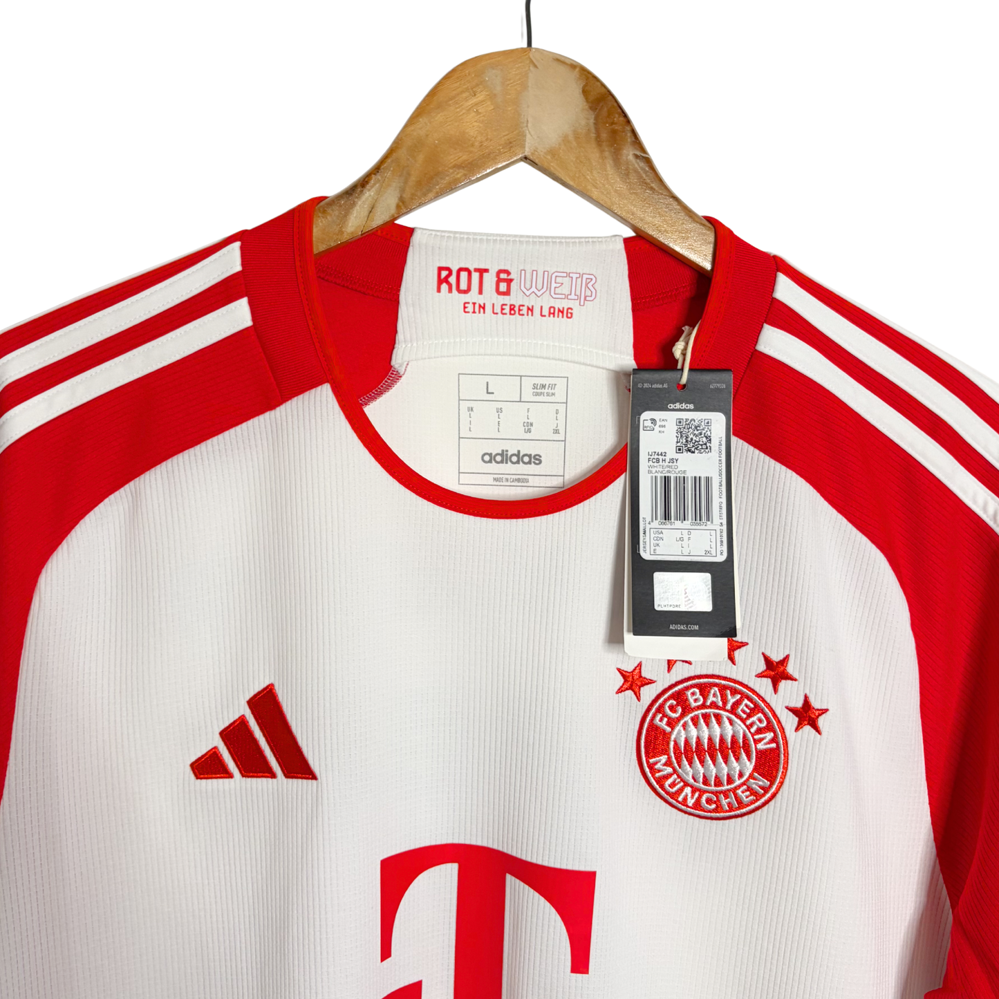 2023-24 Bayern Munich Home Shirt “Muller 25” (BNWT) - L