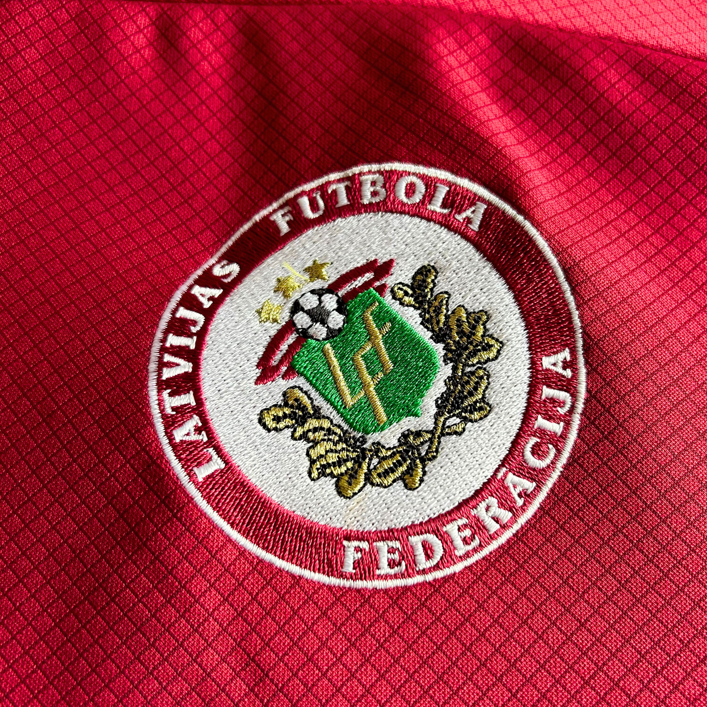 2006 Latvia Home Shirt - L