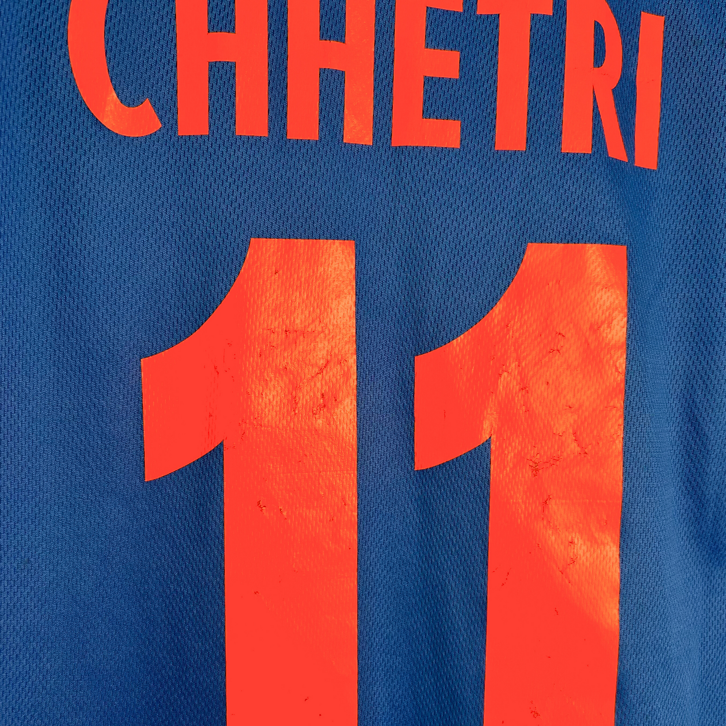 2019 India Home Shirt “Chhetri 11” (BNWT) - XL (L fit)