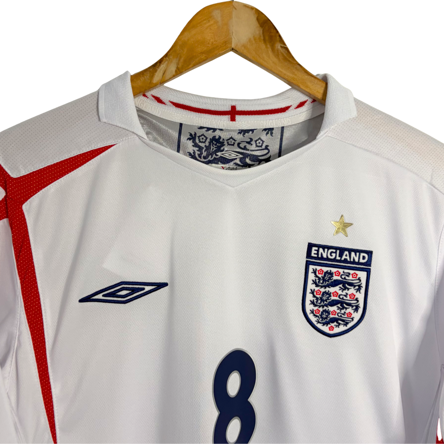 2006 England Home Shirt “Lampard 8” - L