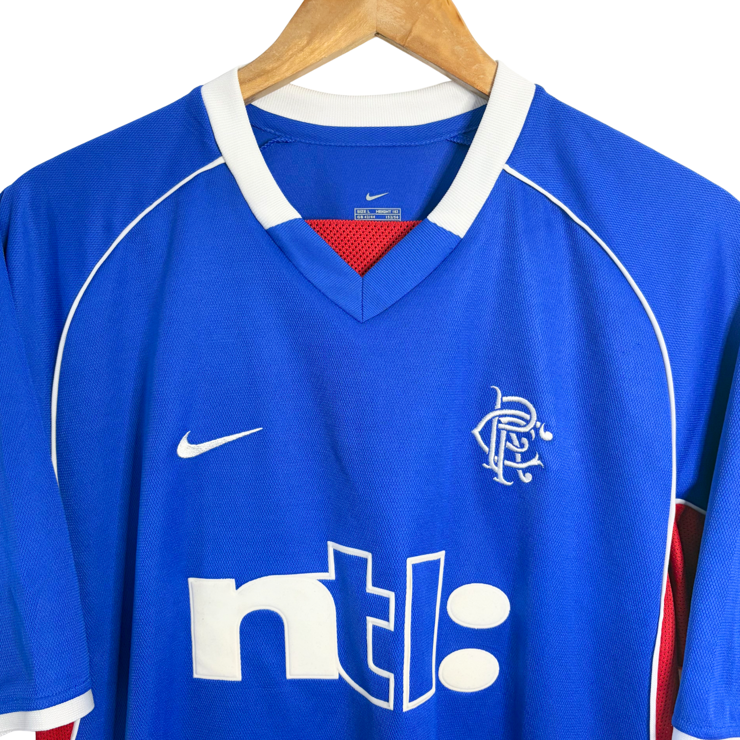 2001-02 Rangers Home Shirt - L