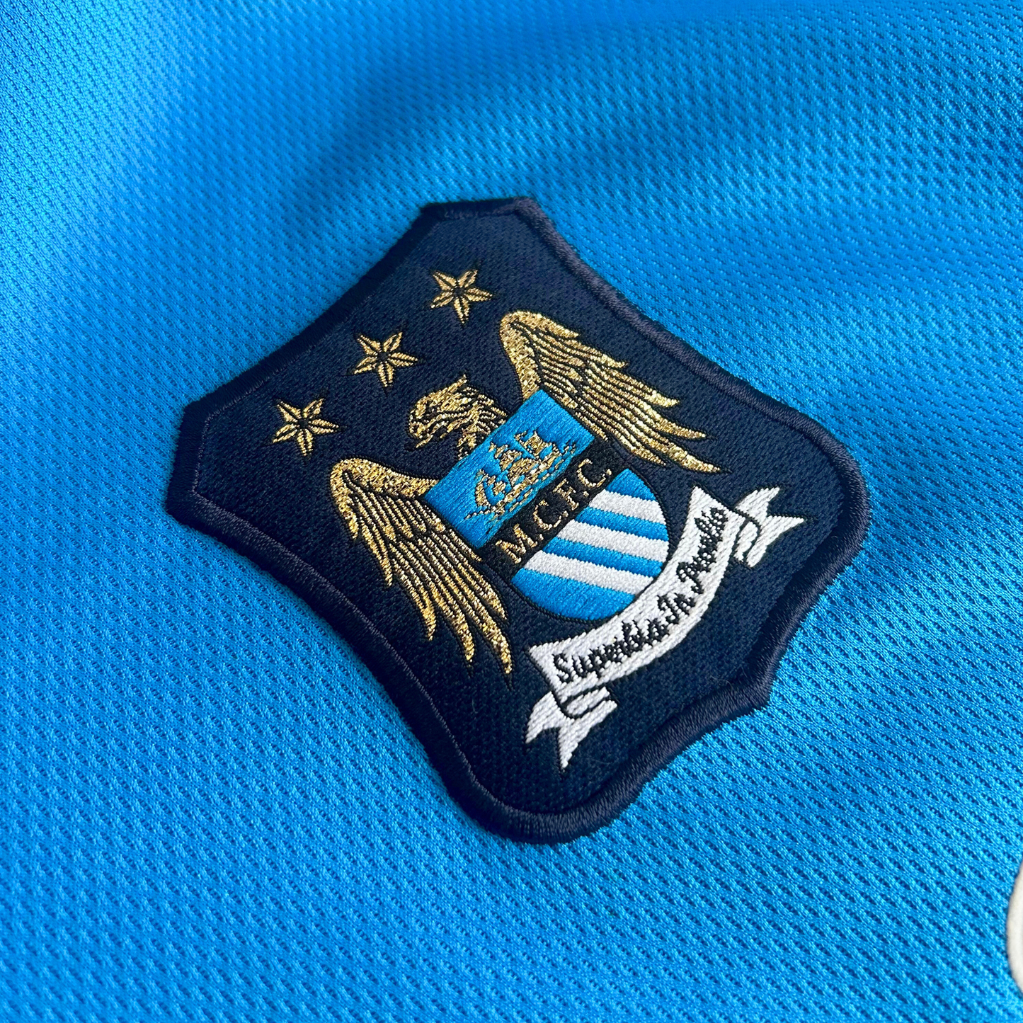 2001-02 Manchester City Home Shirt - L