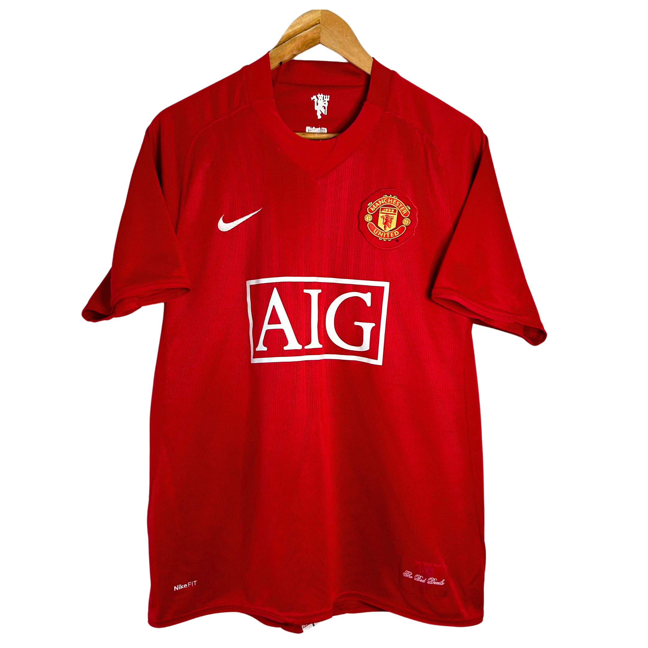 2007-09 Manchester United Home Shirt - M