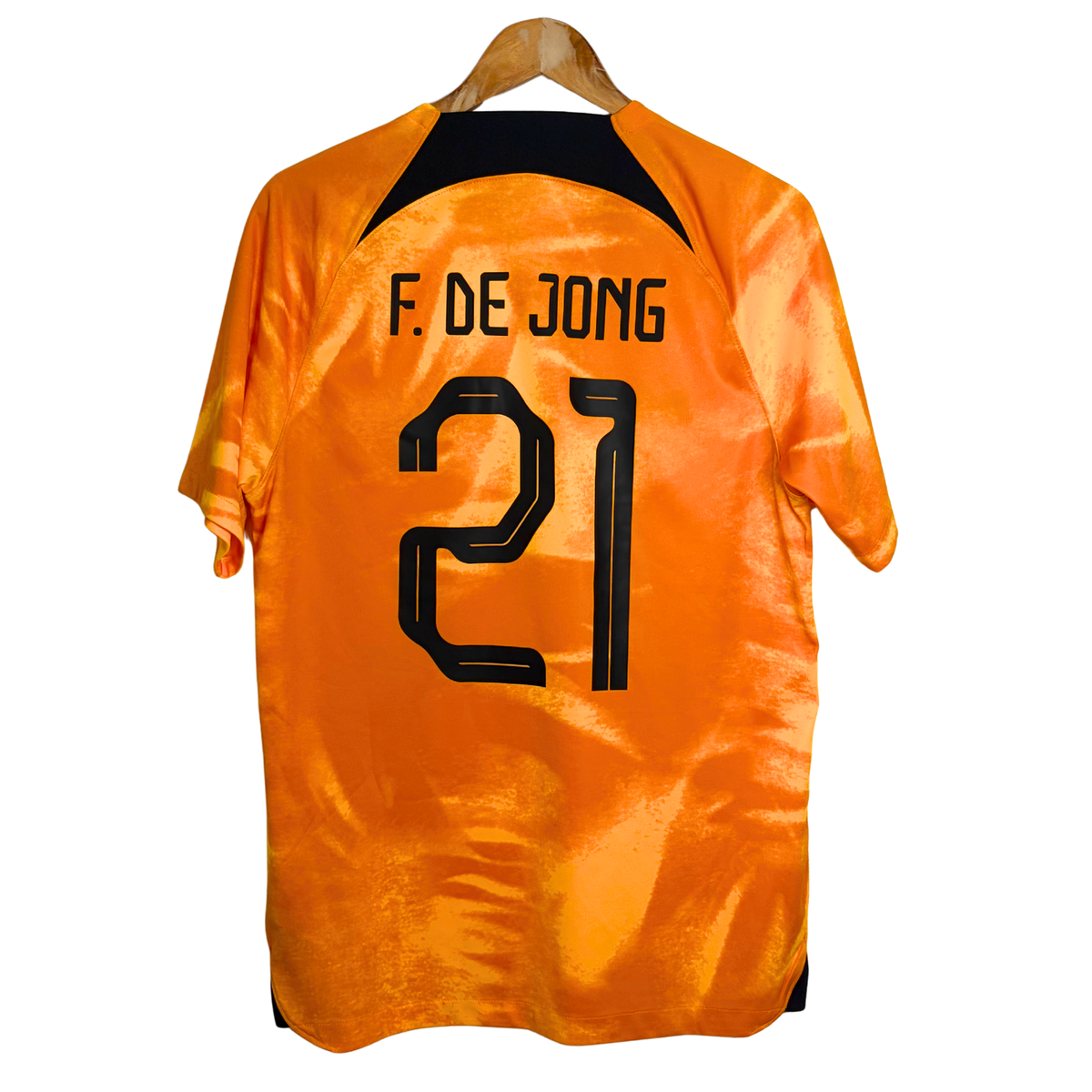 2022 Netherlands Home Shirt “De Jong 21” - M
