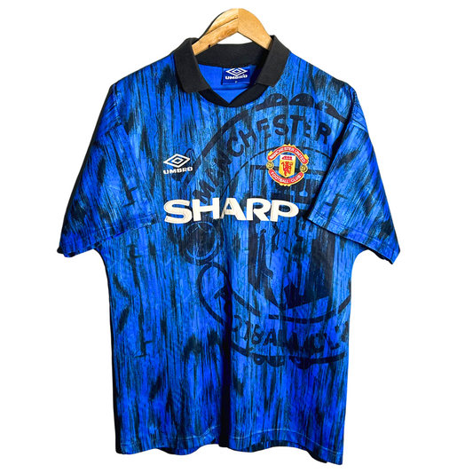 1992-93 Manchester United Away Shirt - M