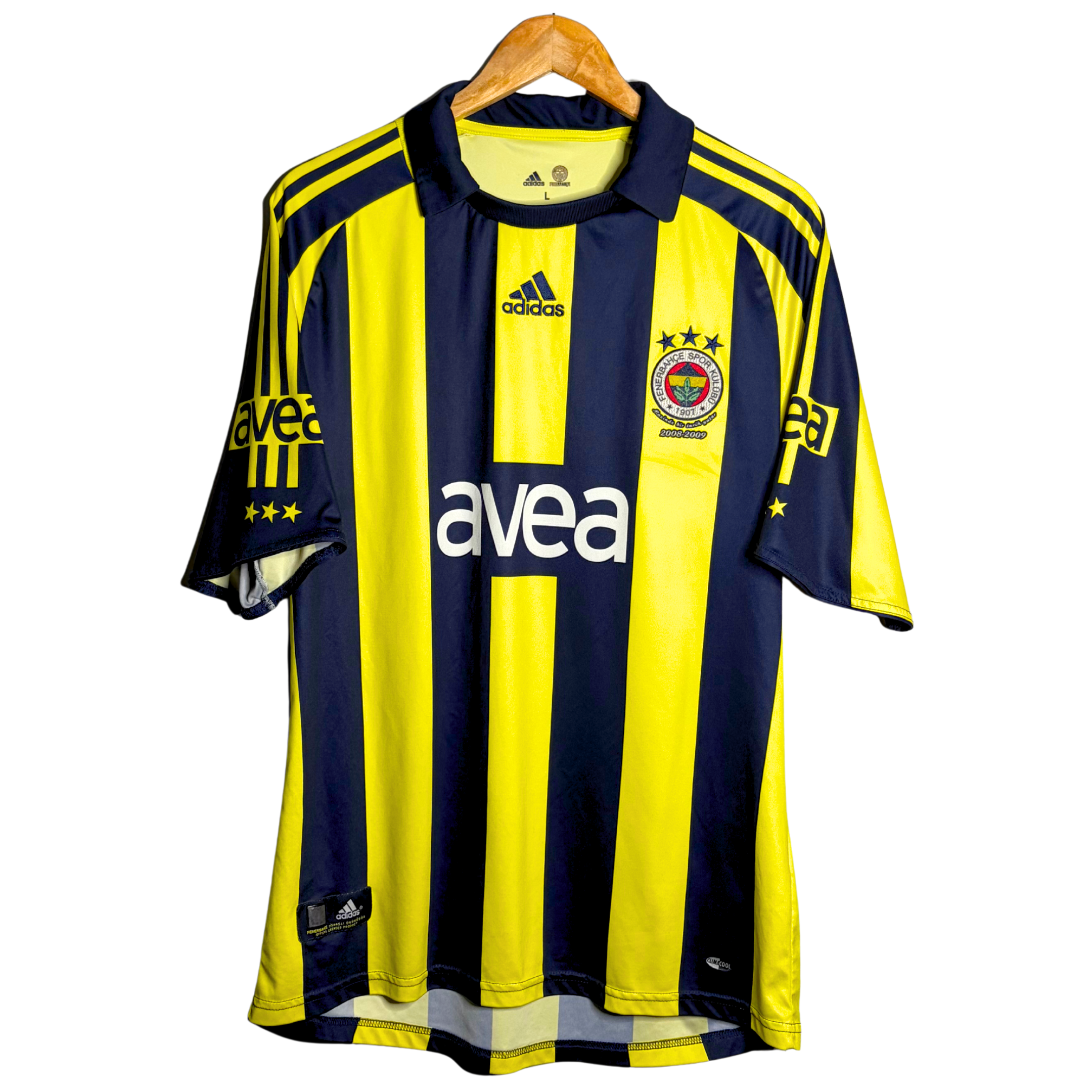 2008-09 Fenerbahce Home Shirt “R. Carlos 3” - L
