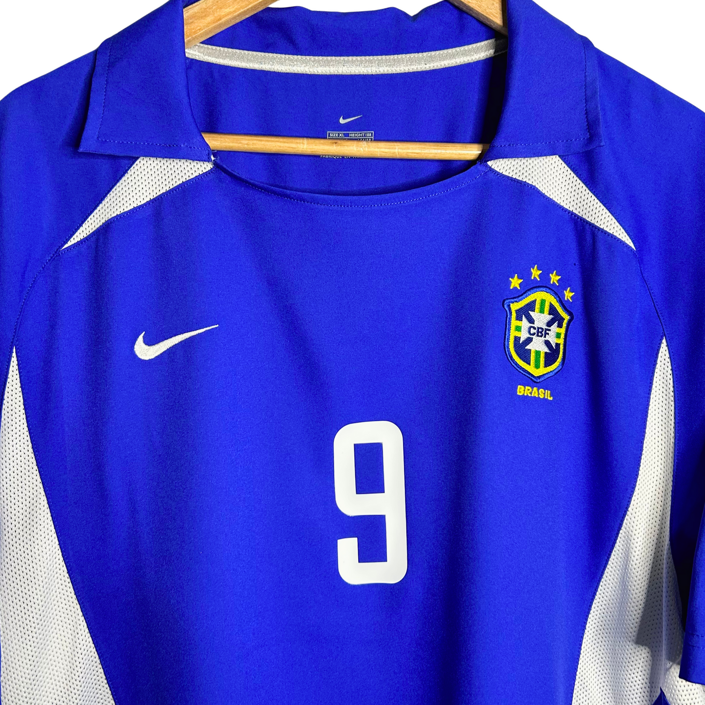 2002 Brazil Away Shirt “Ronaldo 9” - XL