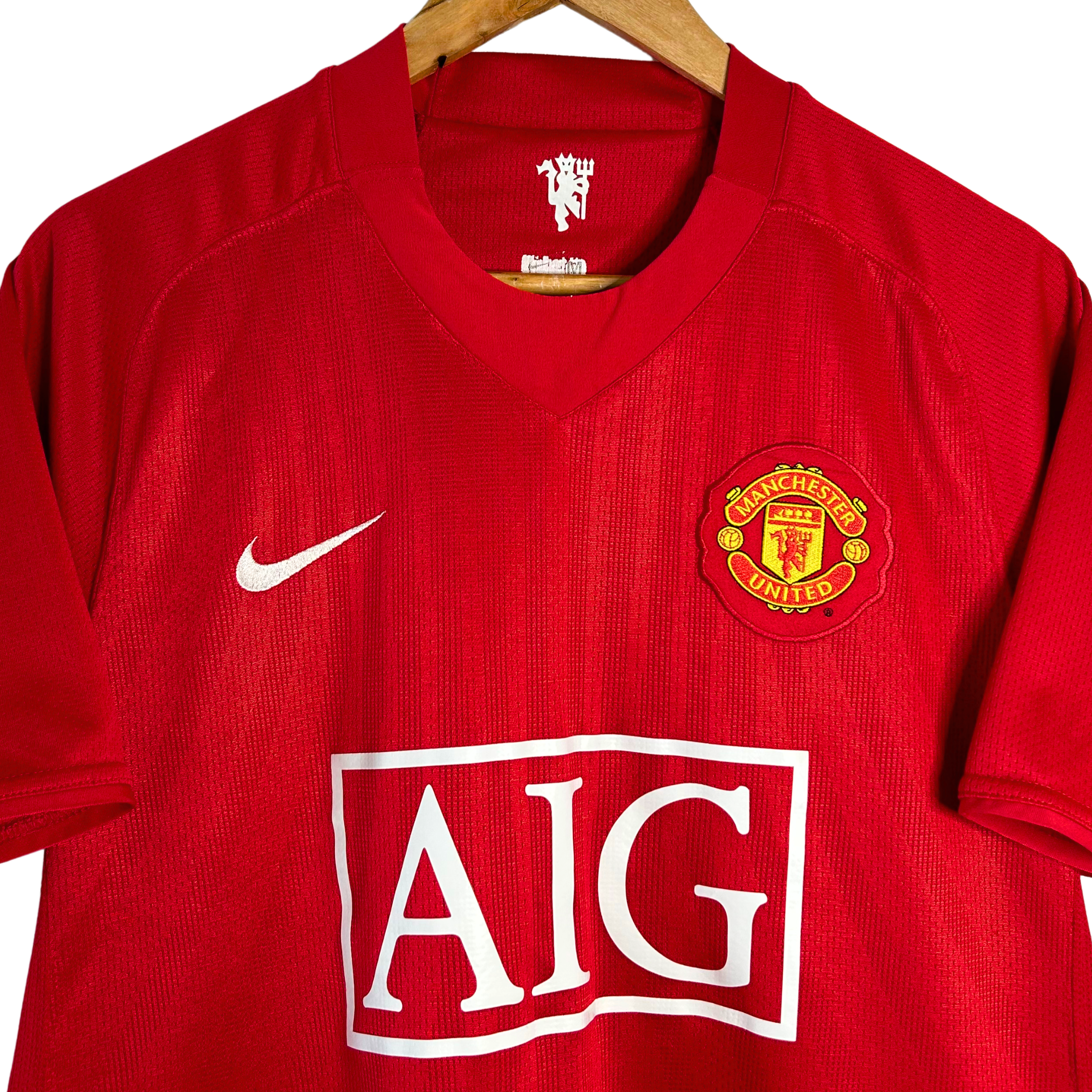 2007-09 Manchester United Home Shirt - M