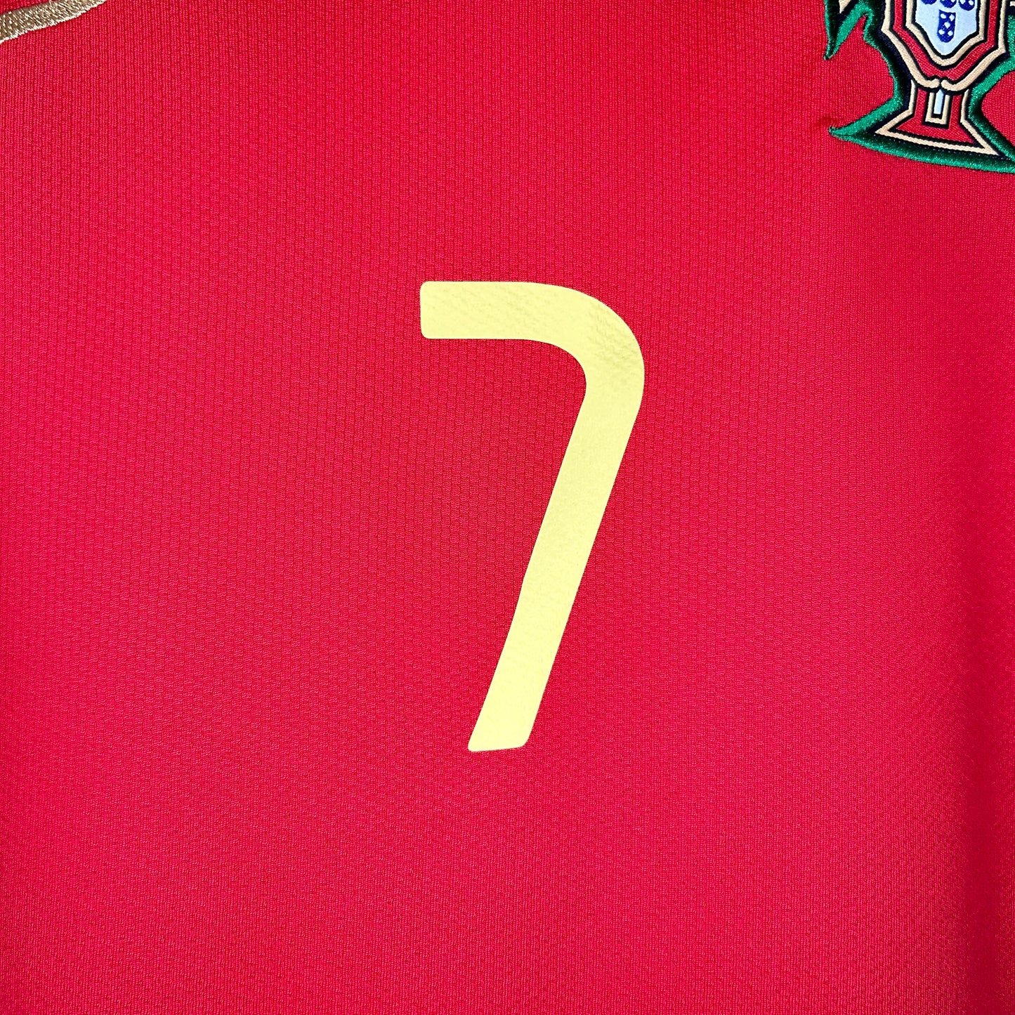 2008 Portugal Home Shirt - Large - Ronaldo 7