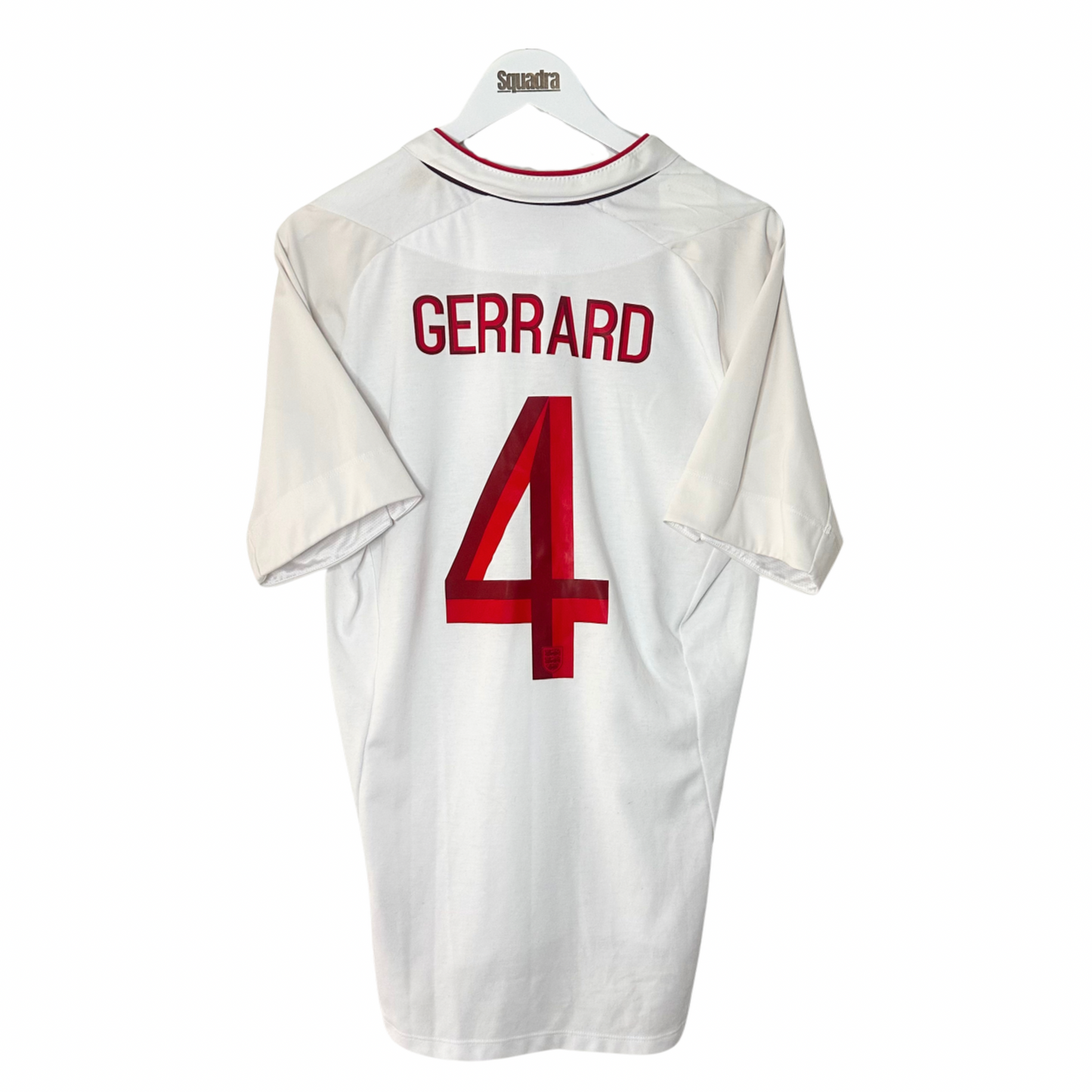 2012 England Home Shirt - Medium - Gerrard 4