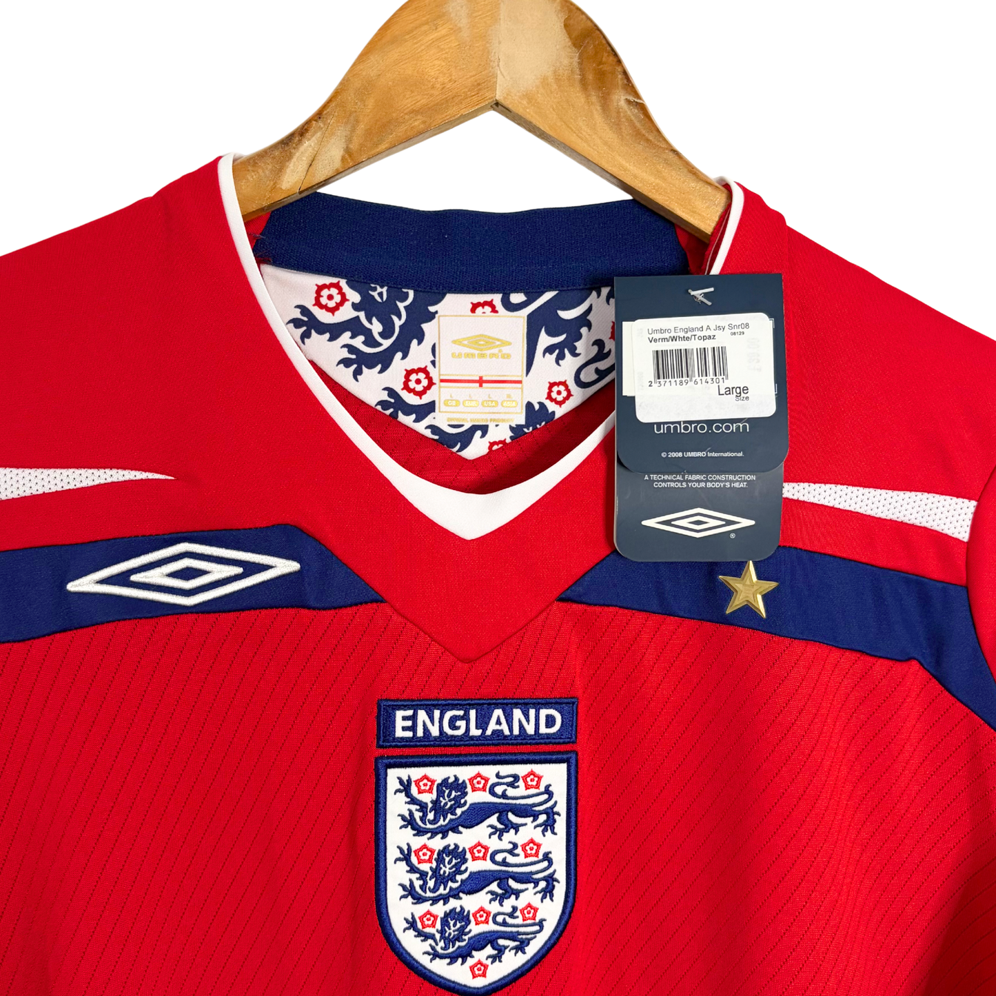 2008 England Away Shirt (BNWT) - L