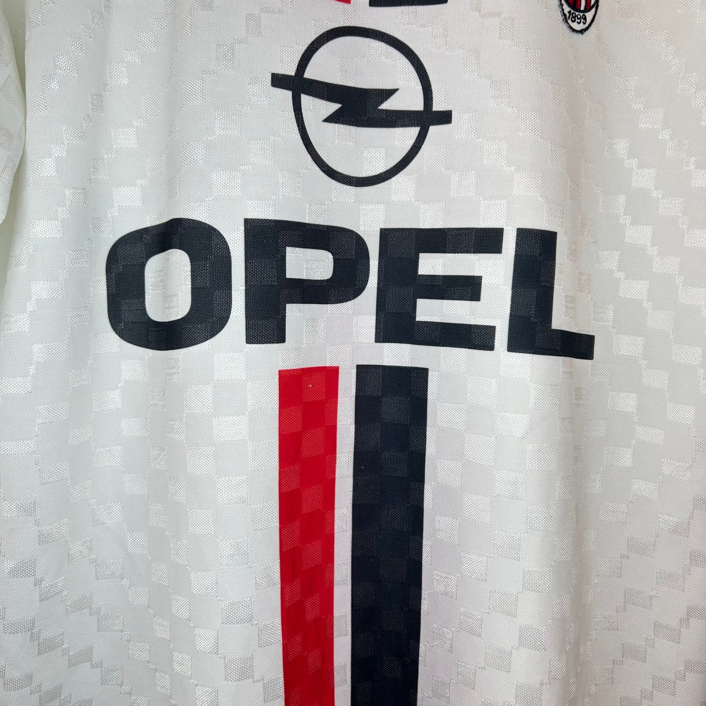 1995-97 AC Milan L/S Away Shirt - Medium - Weah 9