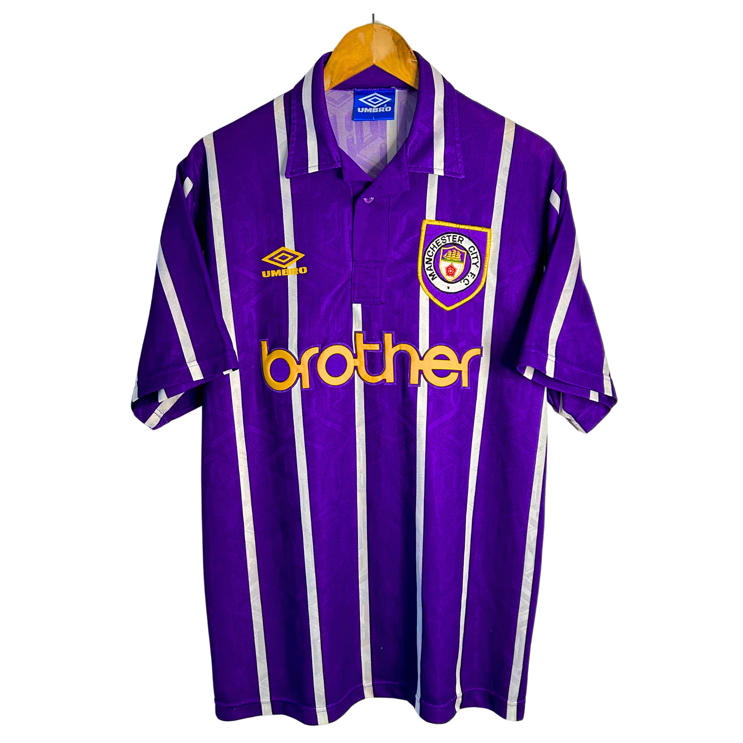 1992-94 Manchester City Away Shirt - L