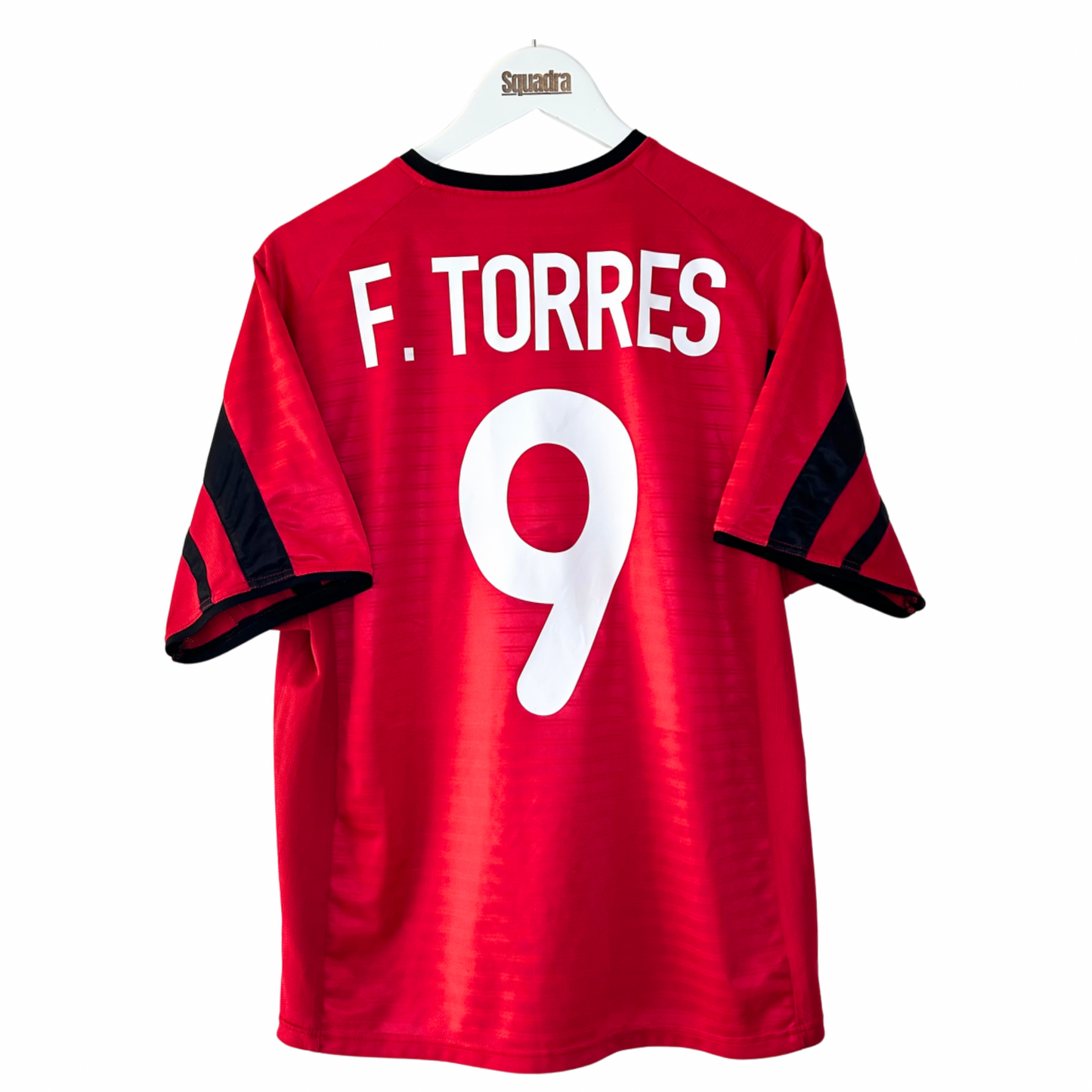 2001-02 Atletico Madrid Away Shirt - Medium - F. Torres 9