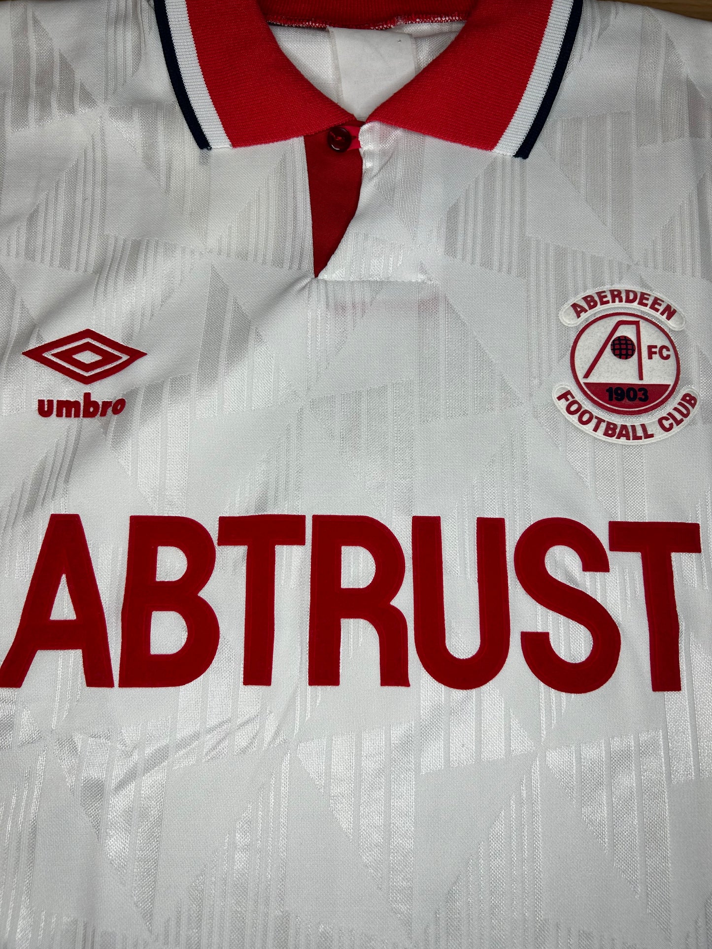 1990-93 Aberdeen Away Shirt - Excellent - XL