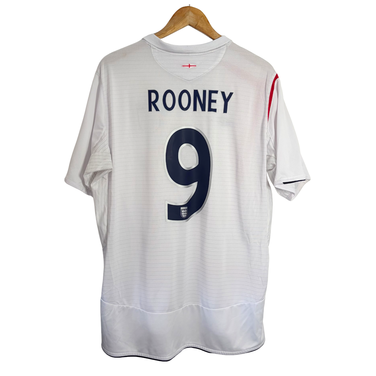 2006 England Home Shirt “Rooney 9” - XL