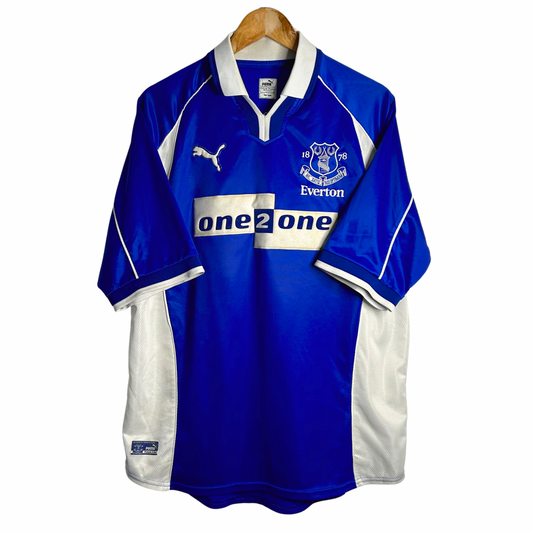 2000-02 Everton Home Shirt - L