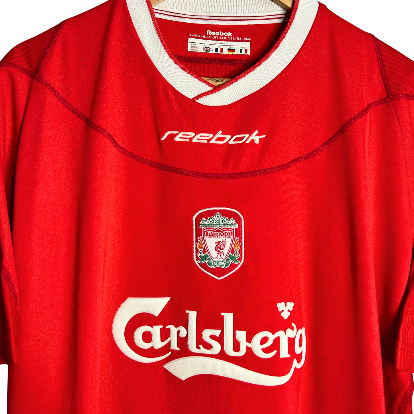 2002-04 Liverpool Home Shirt - L