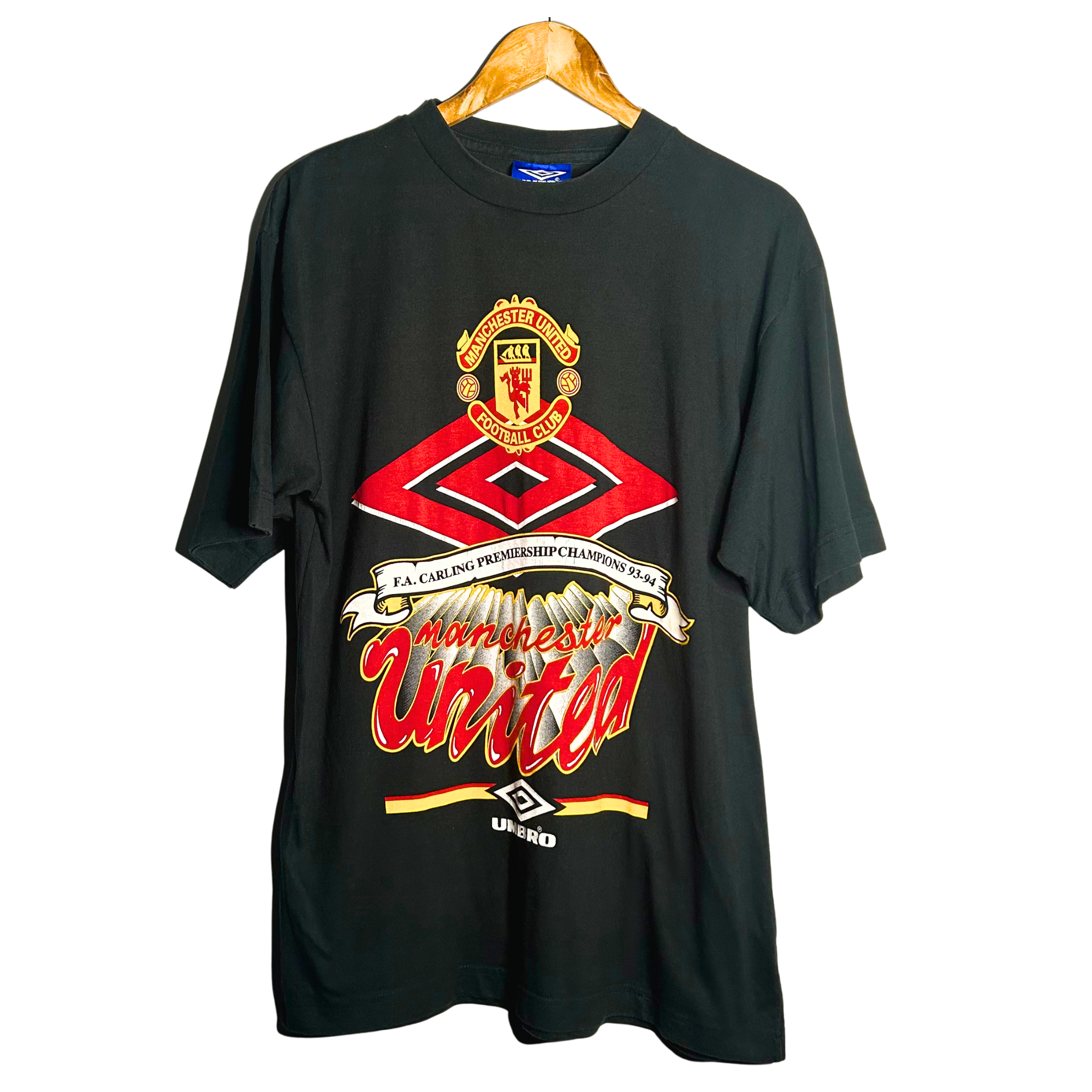 1993-94 Manchester United “League Champions” Graphic Tee - L