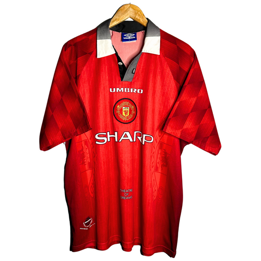 1996-98 Manchester United Home Shirt - XL