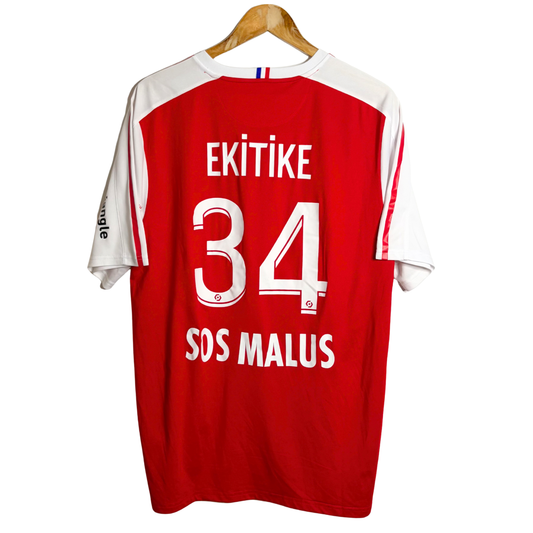 2020-21 Stade de Reims Home Shirt “Ekitike 34” - XL