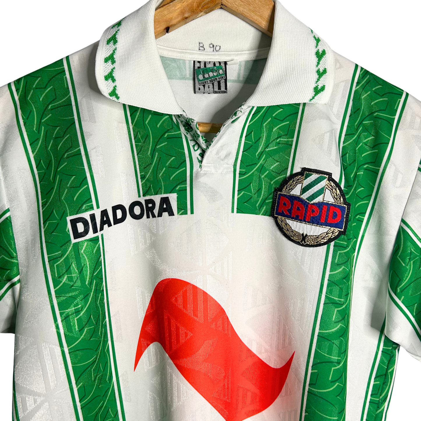 1996-98 Rapid Wien Home Shirt “Wagner 17” - XS