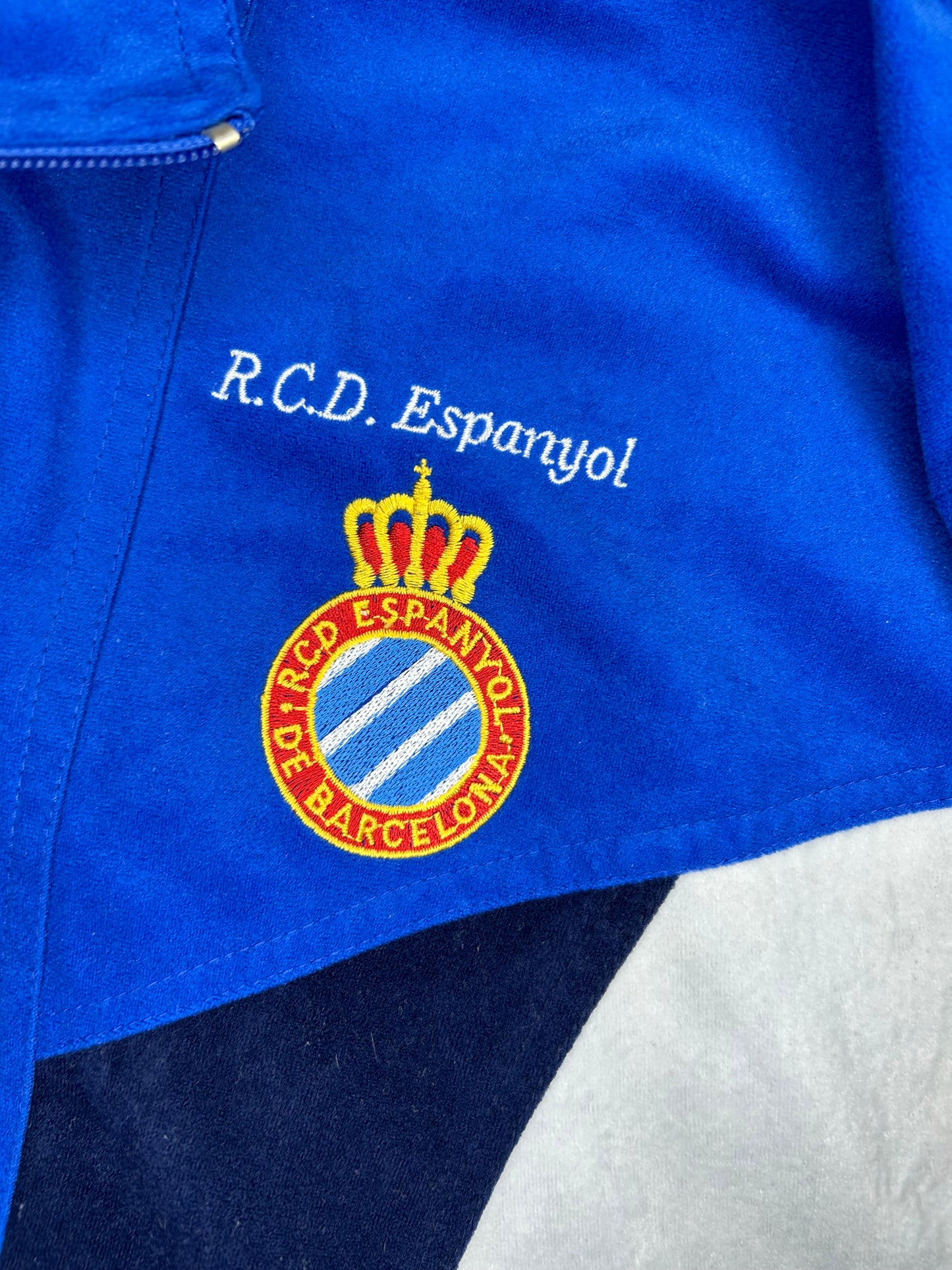 1995-96 RCD Espanyol Full Tracksuit - Excellent - XL