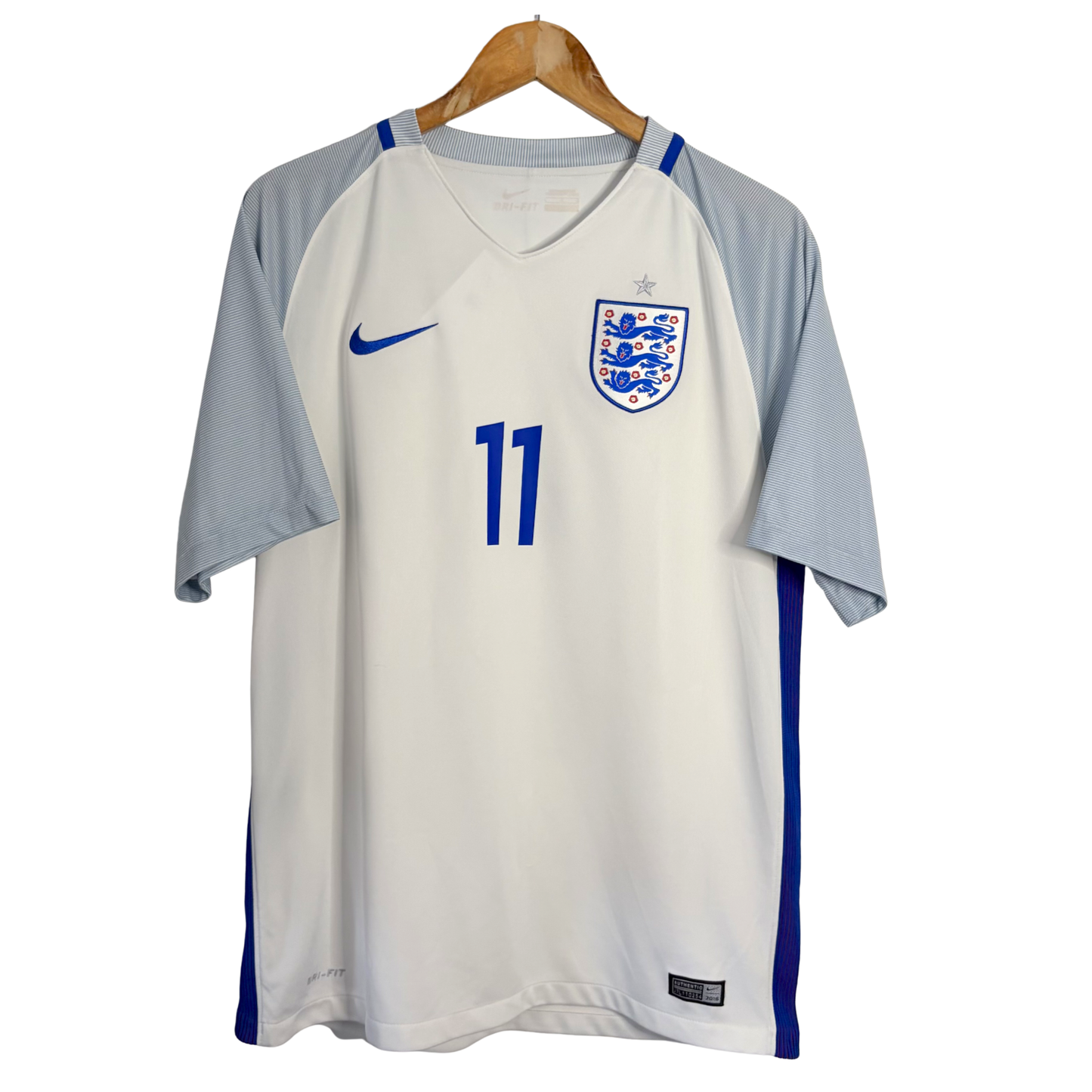 2016 England Home Shirt “Vardy 11” - L