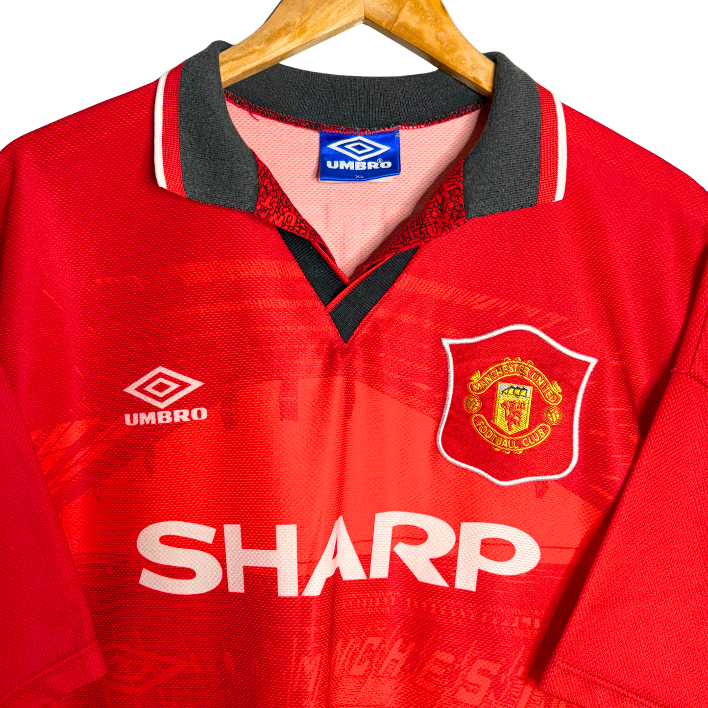 1994-96 Manchester United Home Shirt “Cantona 7” - XL
