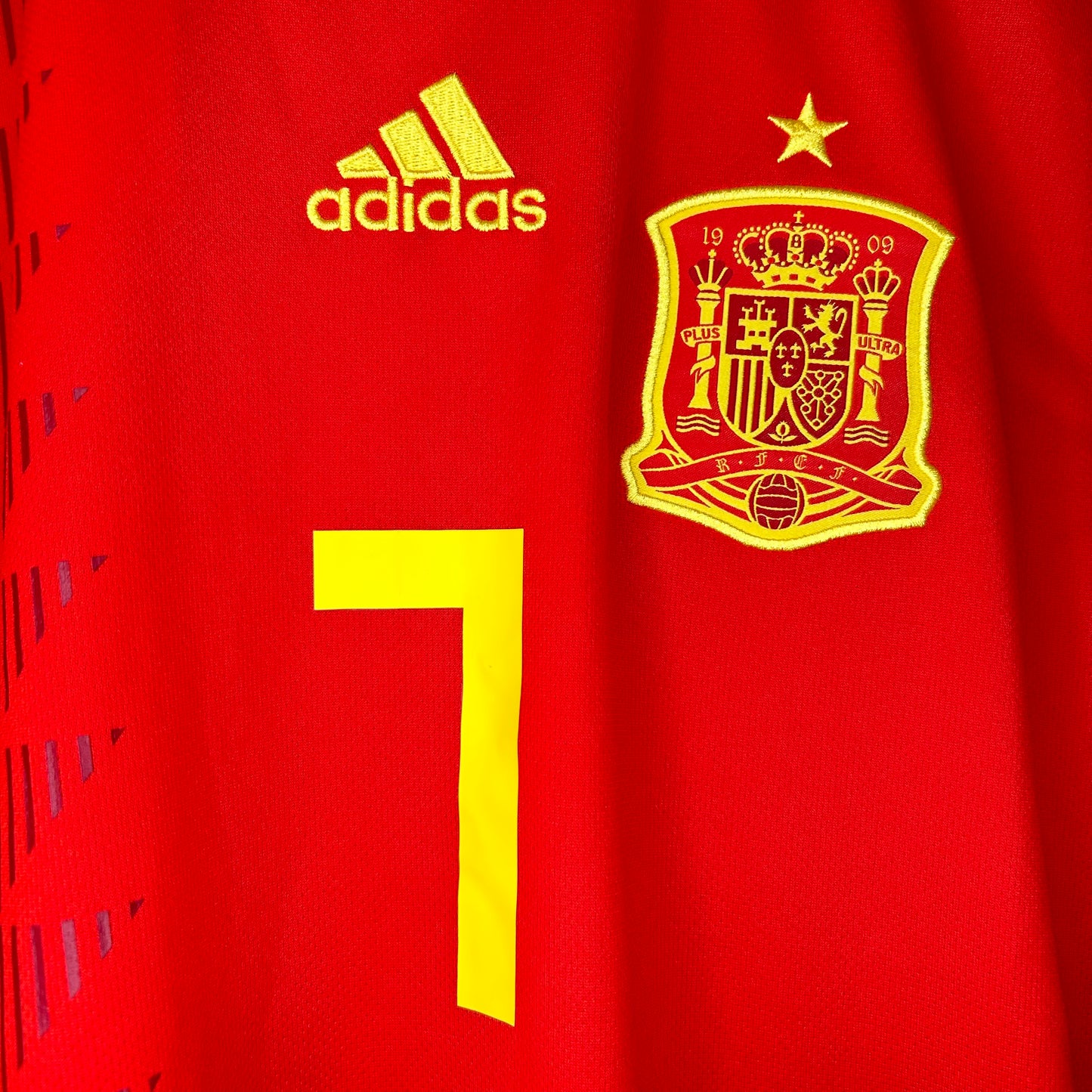 2018 Spain Home Shirt - Small - Morata 7