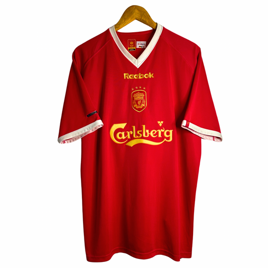 2001-03 Liverpool Champions League Home Shirt - L