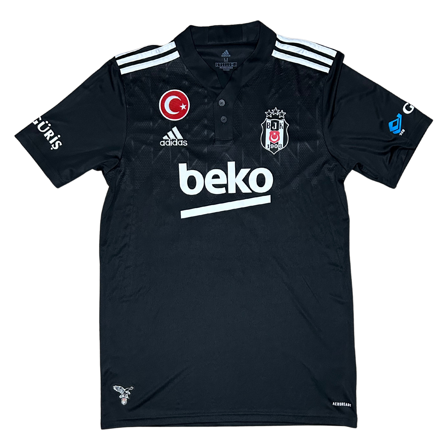 2021-22 Besiktas Player-Issued Away Shirt - Excellent - Medium - Pjanic 15