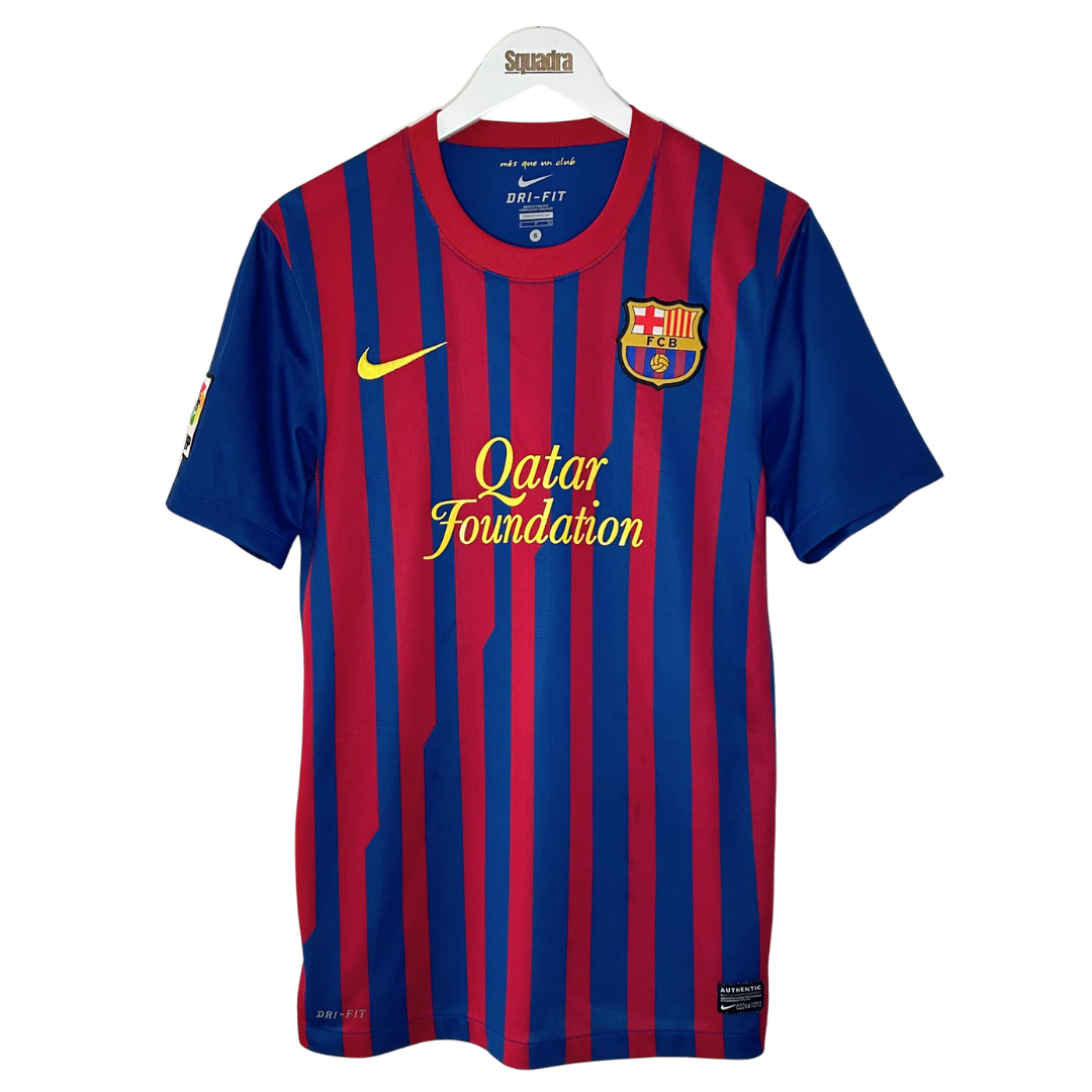 2011-12 Barcelona Home Shirt - Small - Messi 10