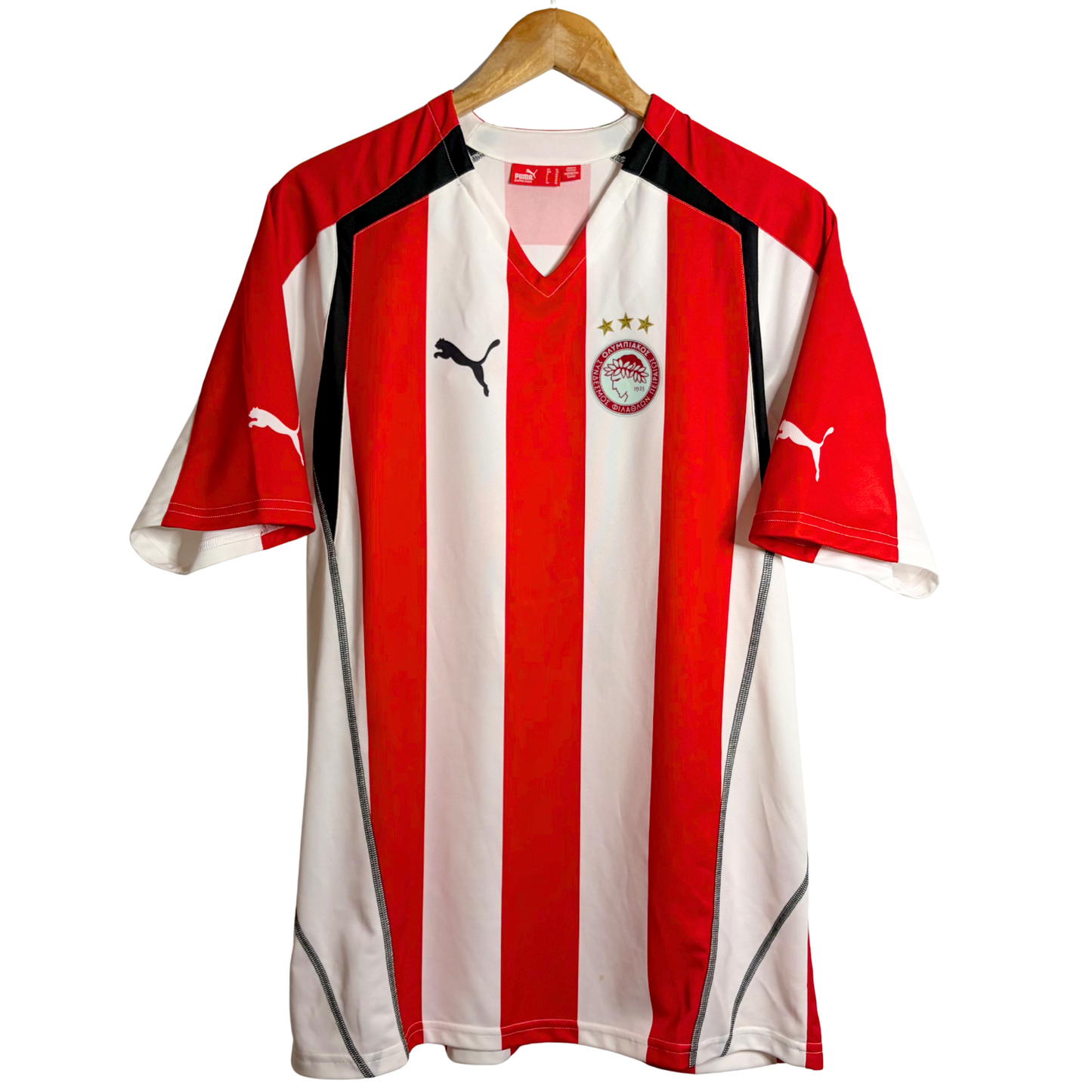2005-06 Olympiacos Home Shirt “Rivaldo 10” - XL
