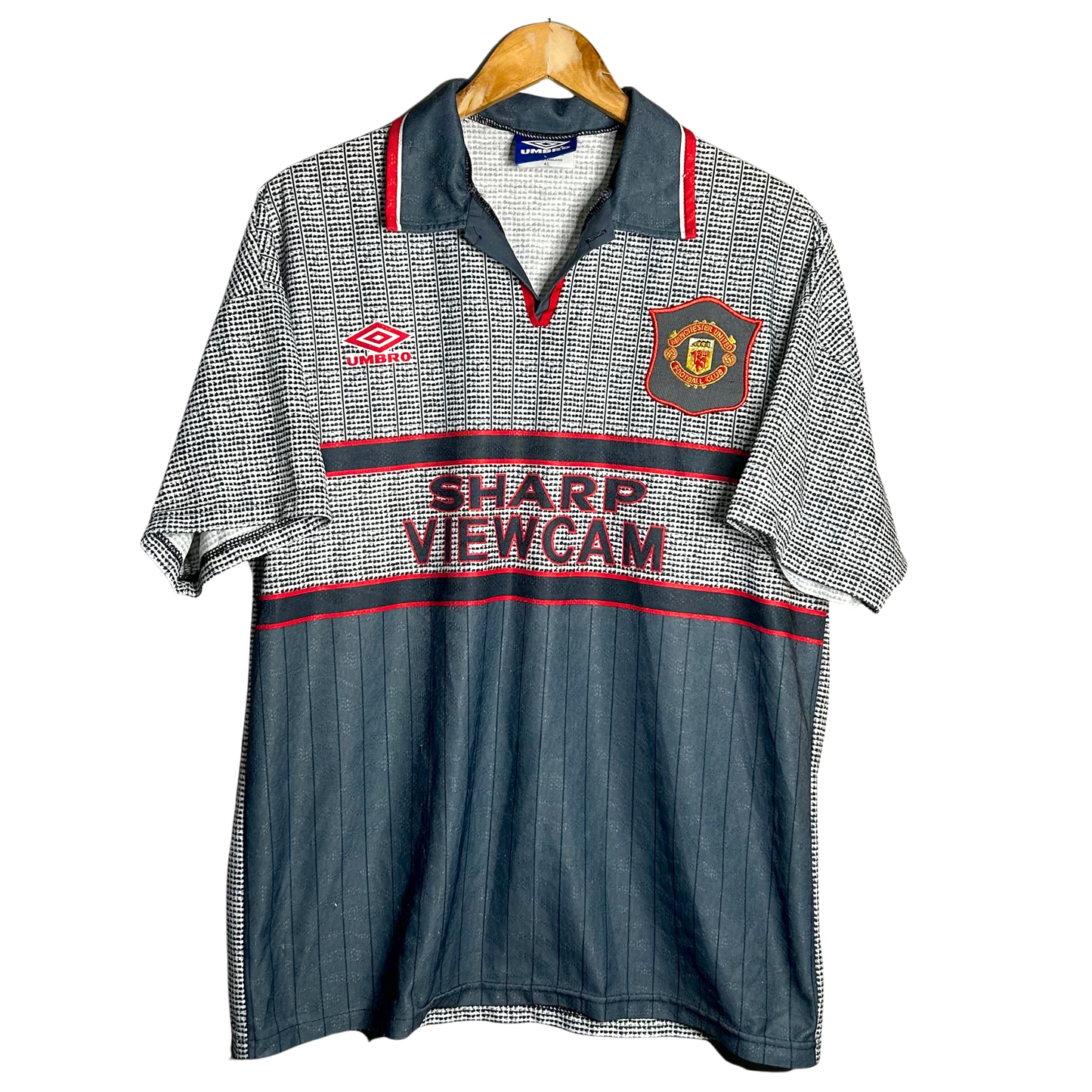 1995-96 Manchester United Away Shirt - L