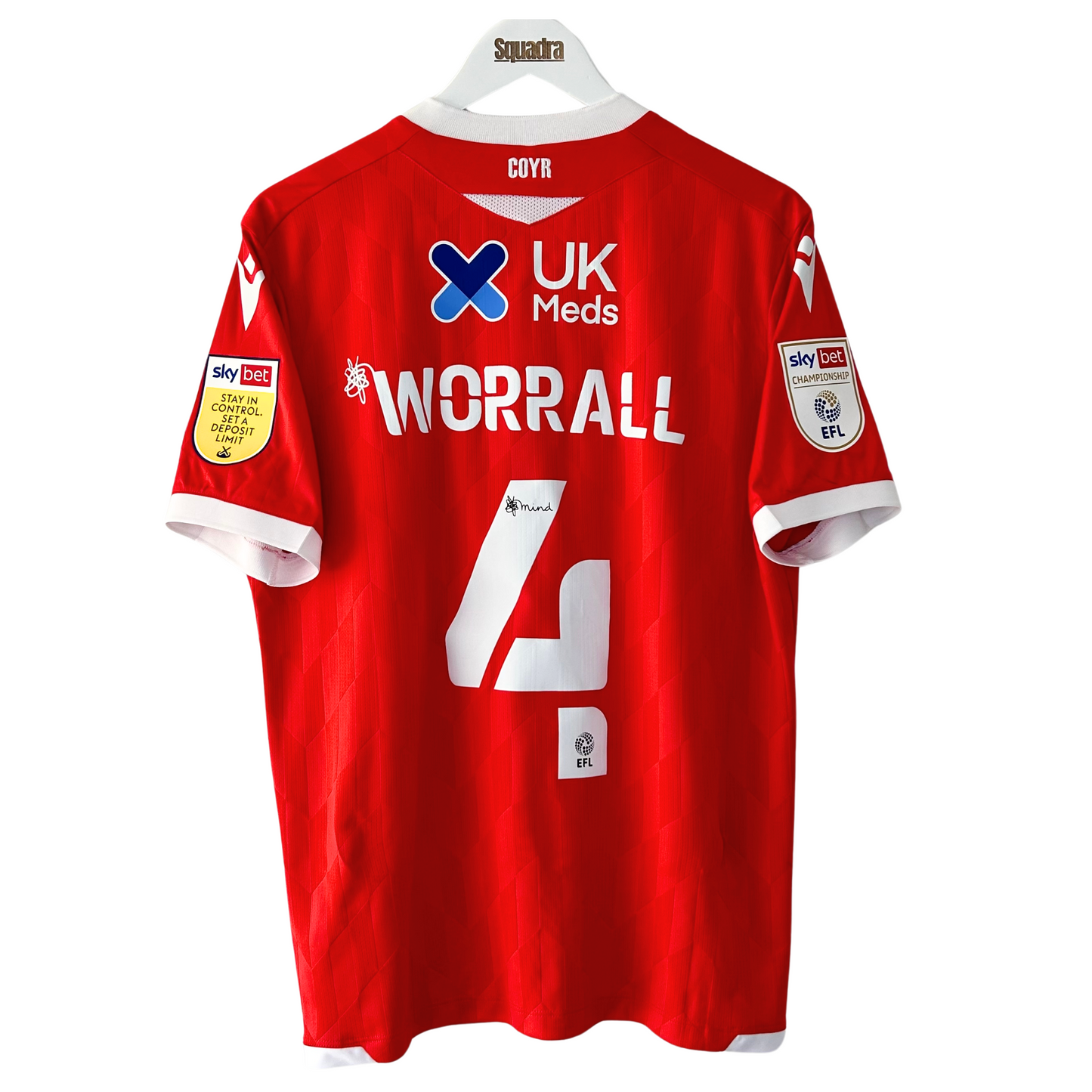 2021-22 Nottingham Forest Home Shirt BNWT - Medium - Worrall 4