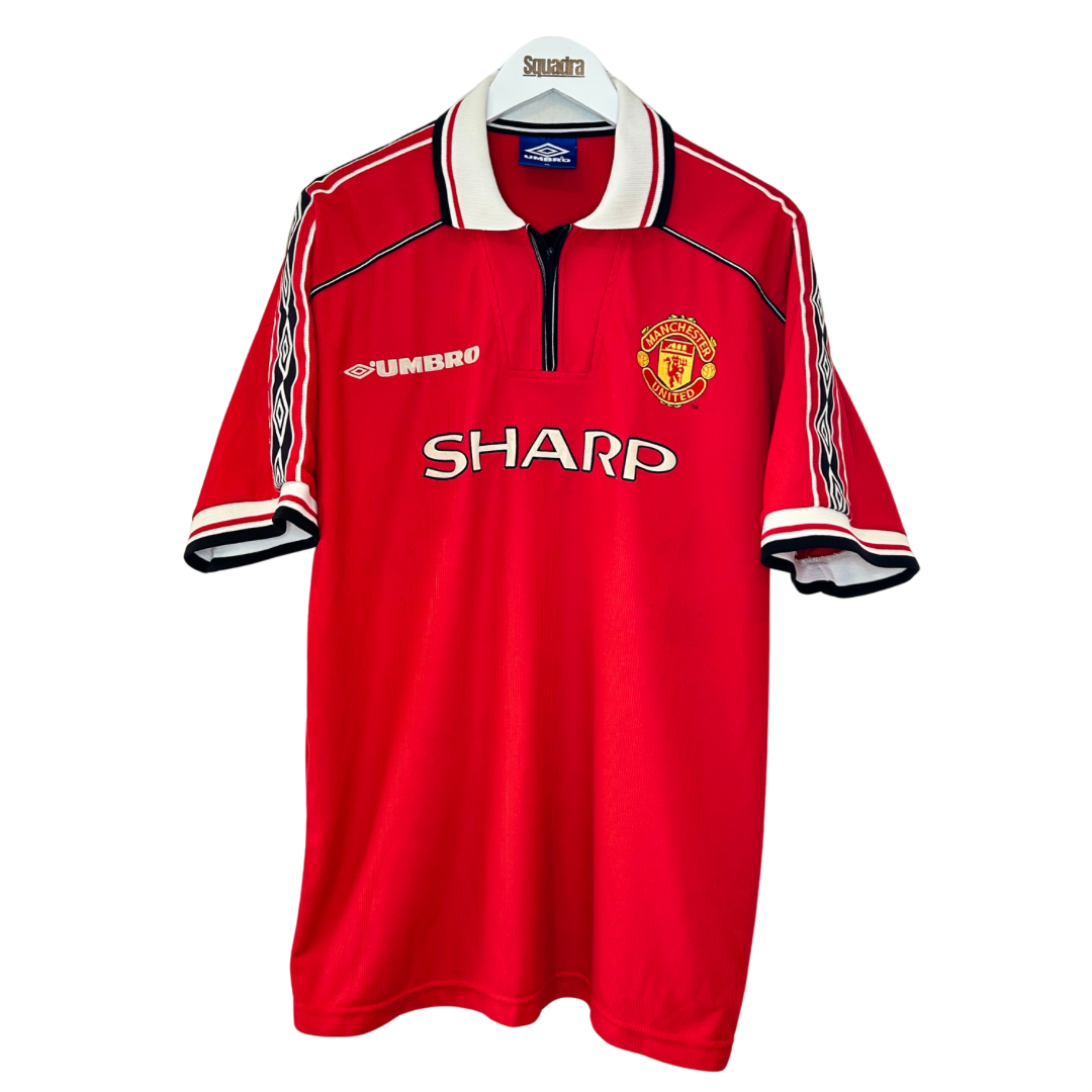 1998-00 Manchester United Home Shirt - XL