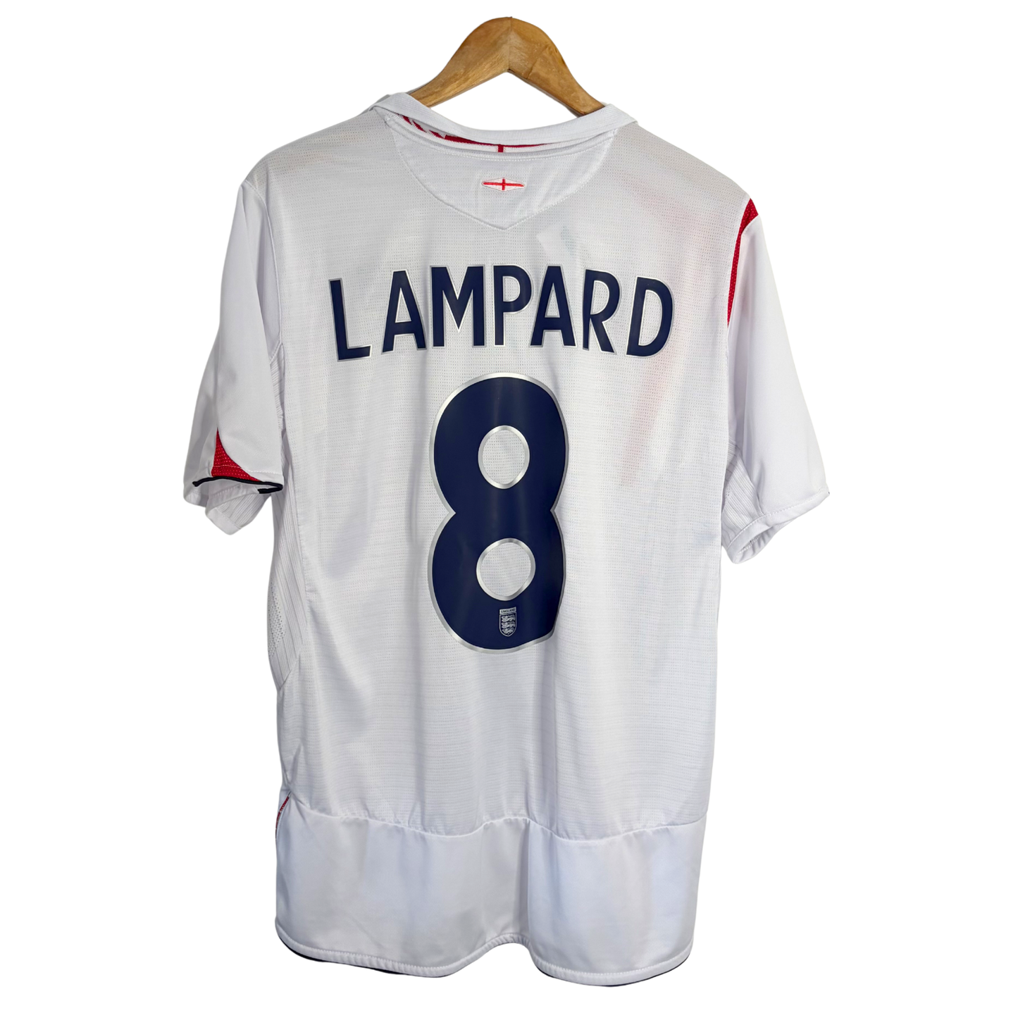 2006 England Home Shirt “Lampard 8” - L