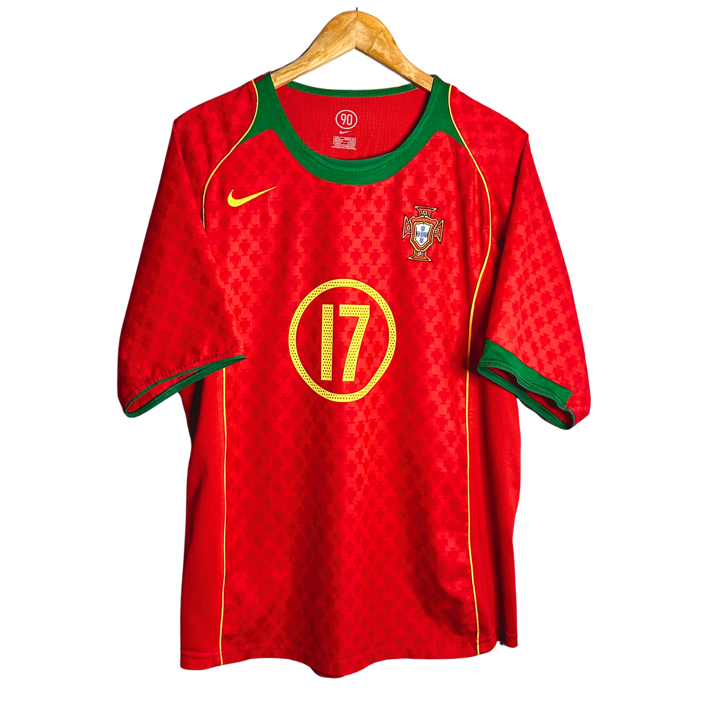 2004 Portugal Home Shirt “C. Ronaldo 17” - L