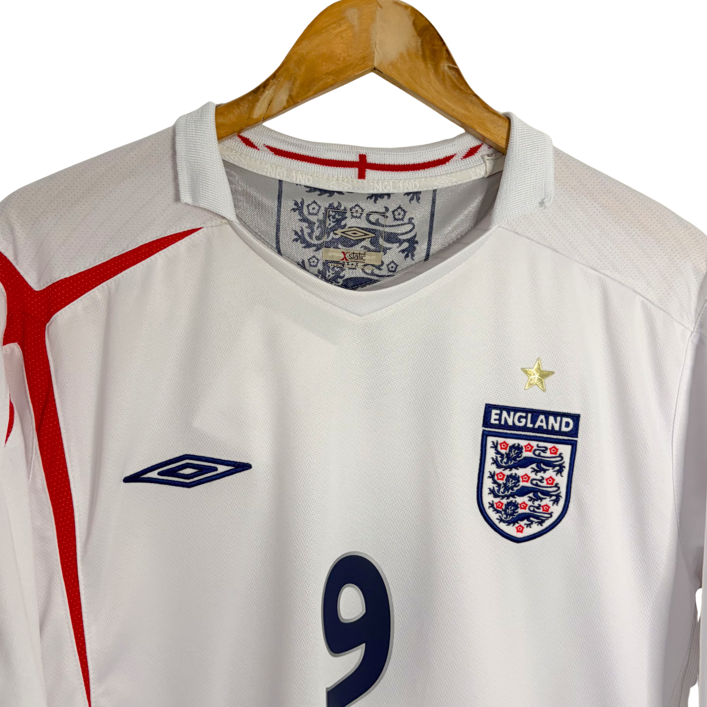 2006 England Home Shirt “Rooney 9” - XL