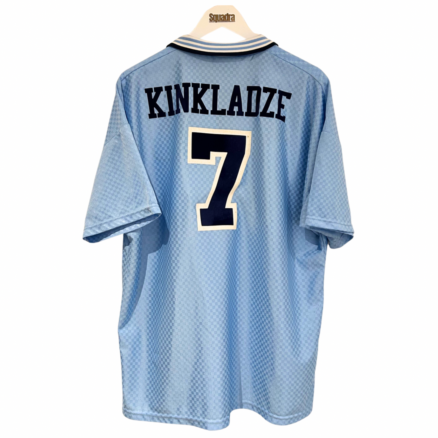 1995-97 Manchester City Home Shirt - XL - Kinkladze 7