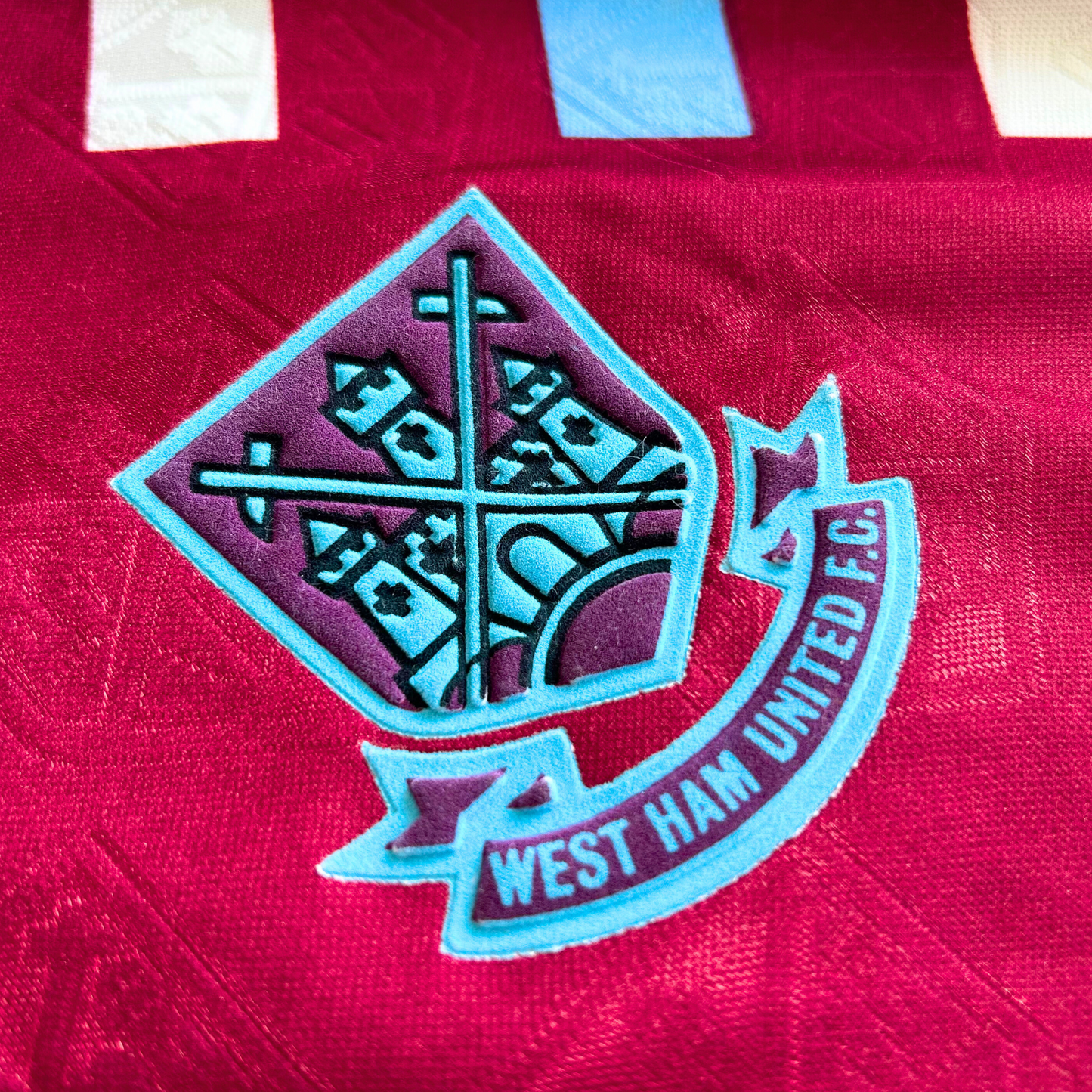 1991-92 West Ham United Home Shirt - M