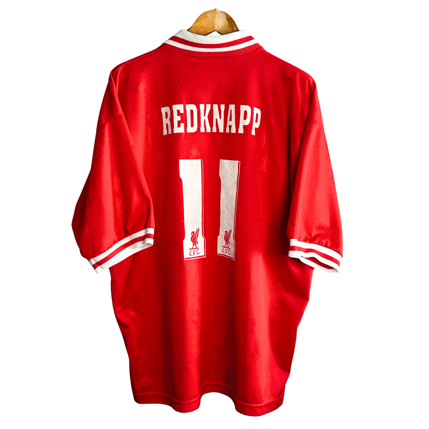 1996-98 Liverpool Home Shirt “Redknapp 11” - XL