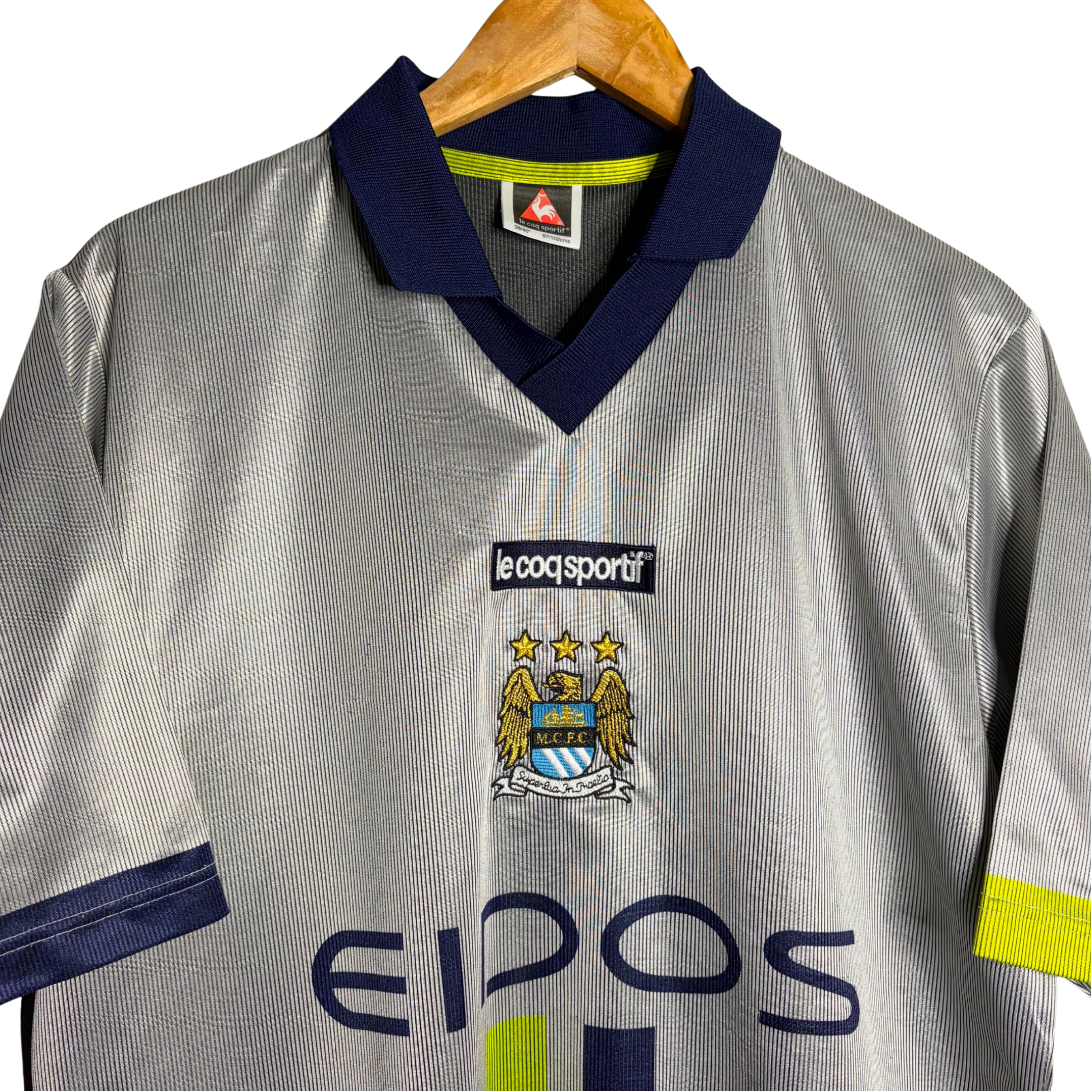 2000-02 Manchester City Away Shirt - L