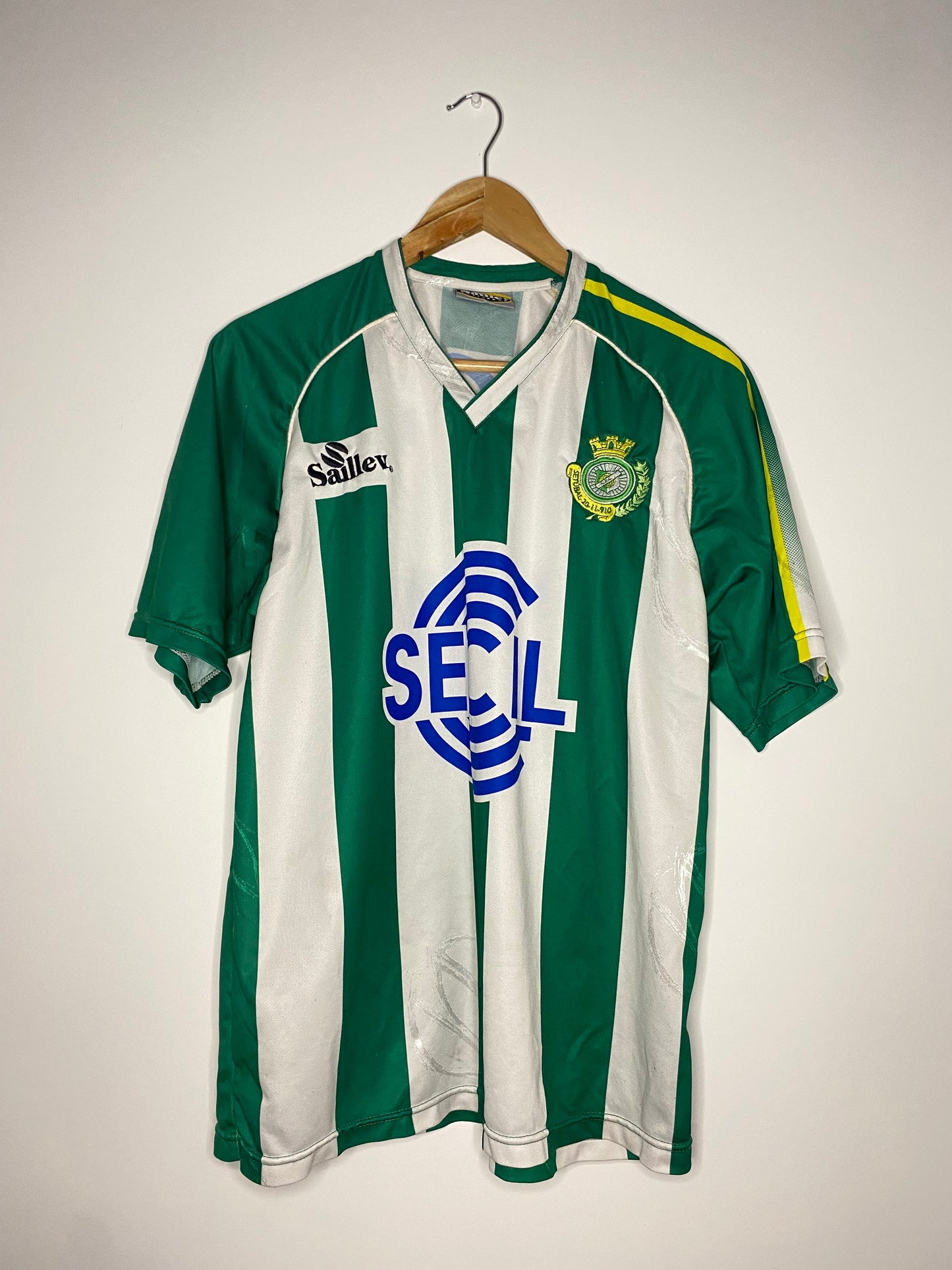 1995-96 Vitória de Setúbal Home Shirt - Excellent - Large