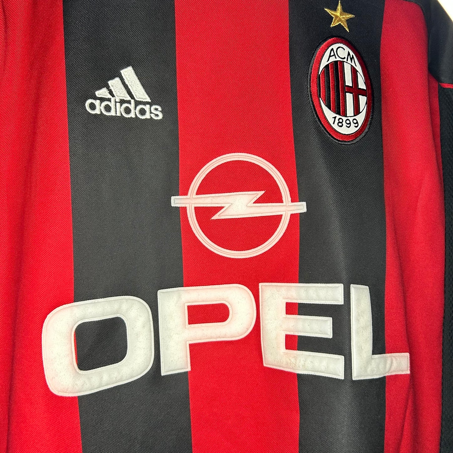 2000-01 AC Milan Player-Spec Home Shirt - Medium - Leonardo 18