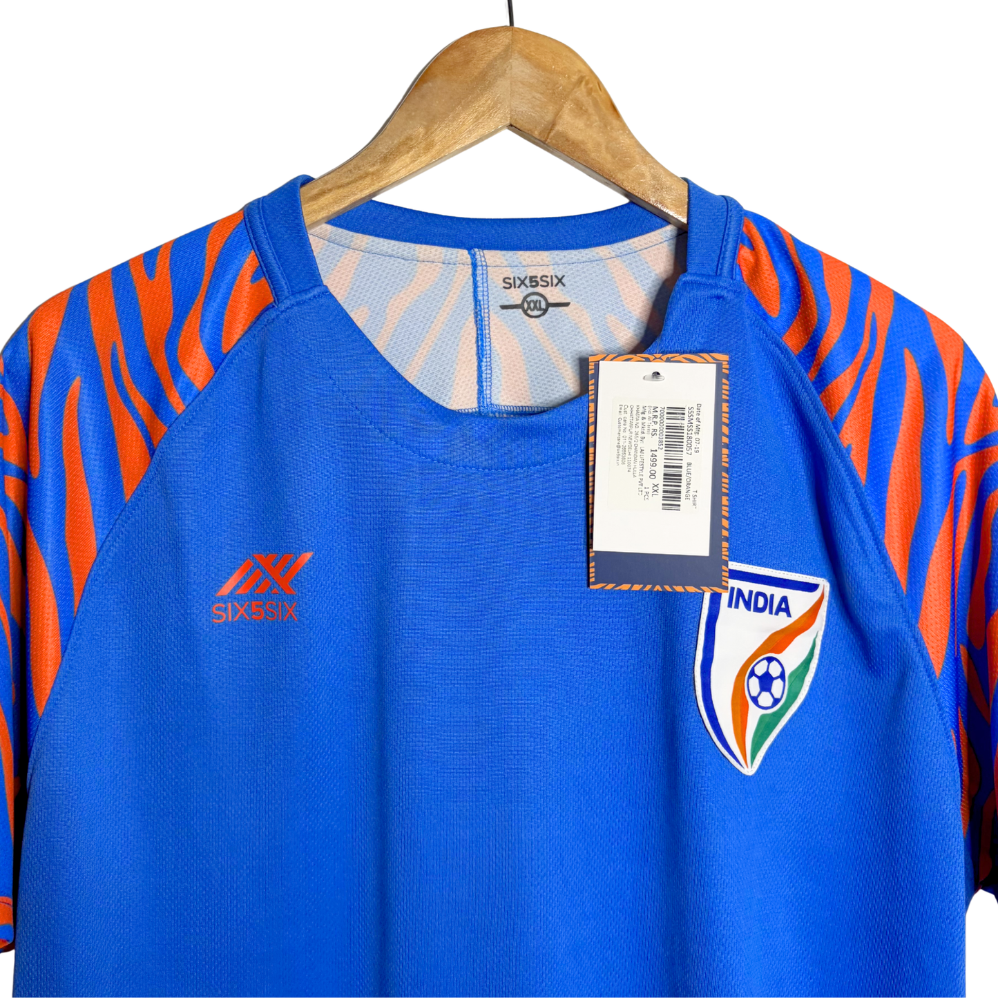 2019 India Home Shirt (BNWT) - XXL (XL fit)