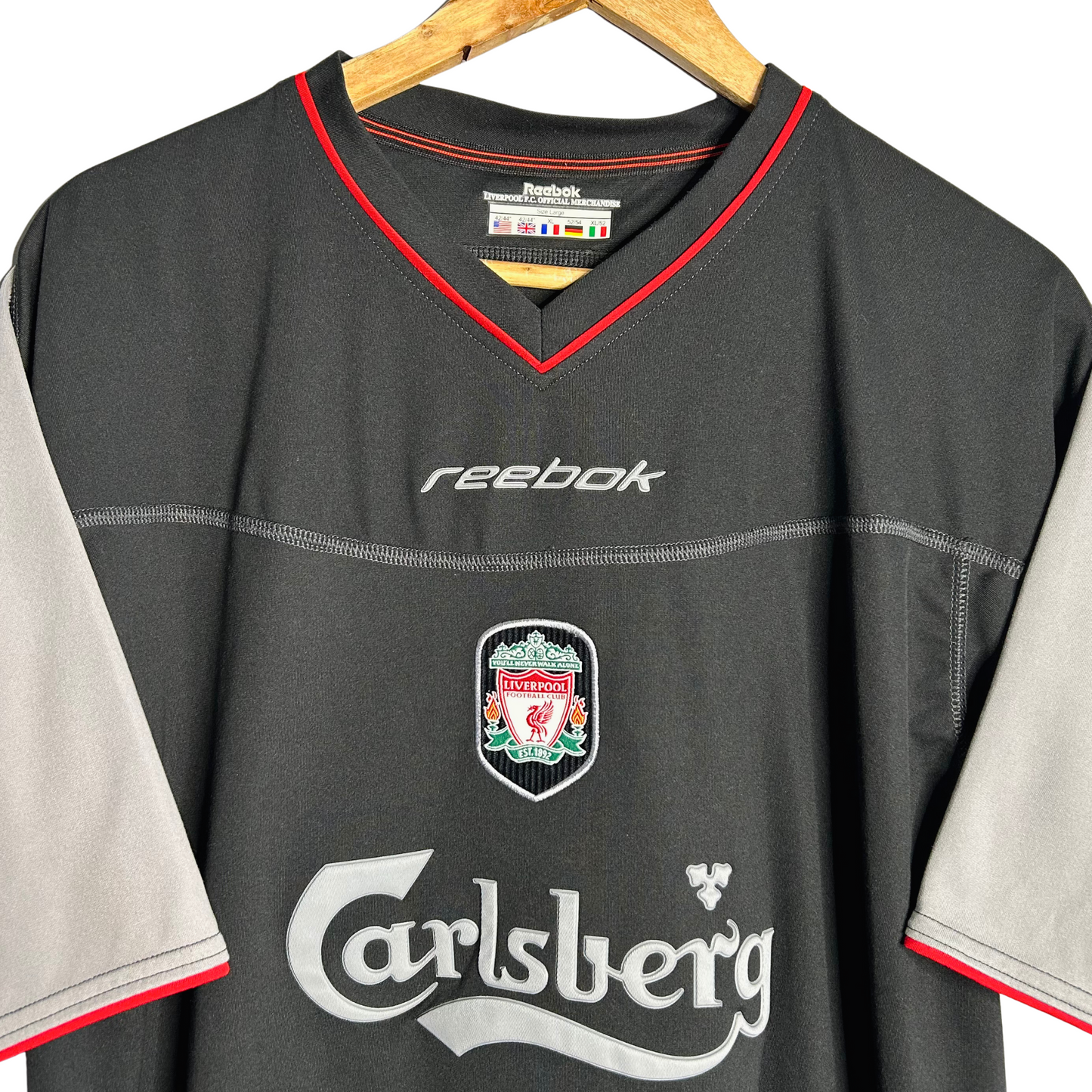 2002-03 Liverpool Away Shirt - L